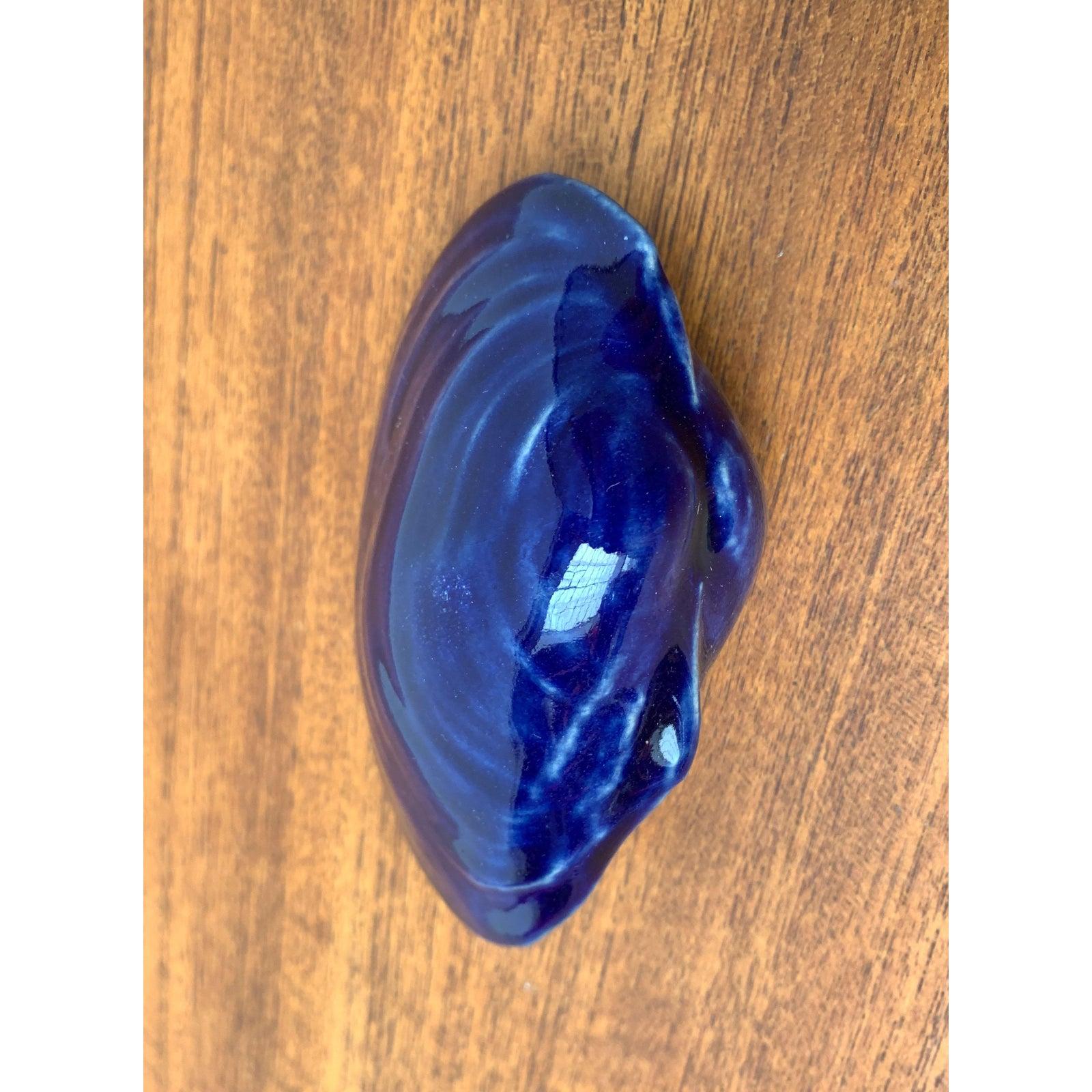 Vintage Ceramic Shell Sculpture For Sale 2
