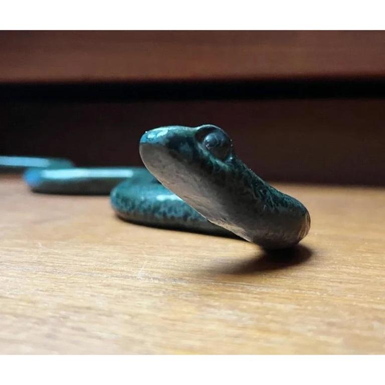 Figurina di serpente in ceramica vintage In condizioni ottime in vendita a Hamburg, DE