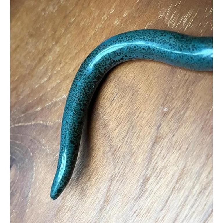 Figurina di serpente in ceramica vintage in vendita 4