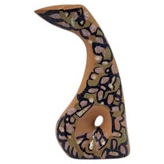 Vintage Ceramic Soliflore Vase by Gabrielle Mackiewicz, France, 1960s