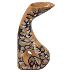 Vintage Ceramic Soliflore Vase by Gabrielle Mackiewicz, France, 1960s
