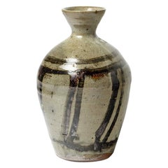 Vaso in ceramica d'epoca di Claire Berger a La Borne, circa 1980