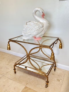 Vintage Ceramic Swan Jardinière