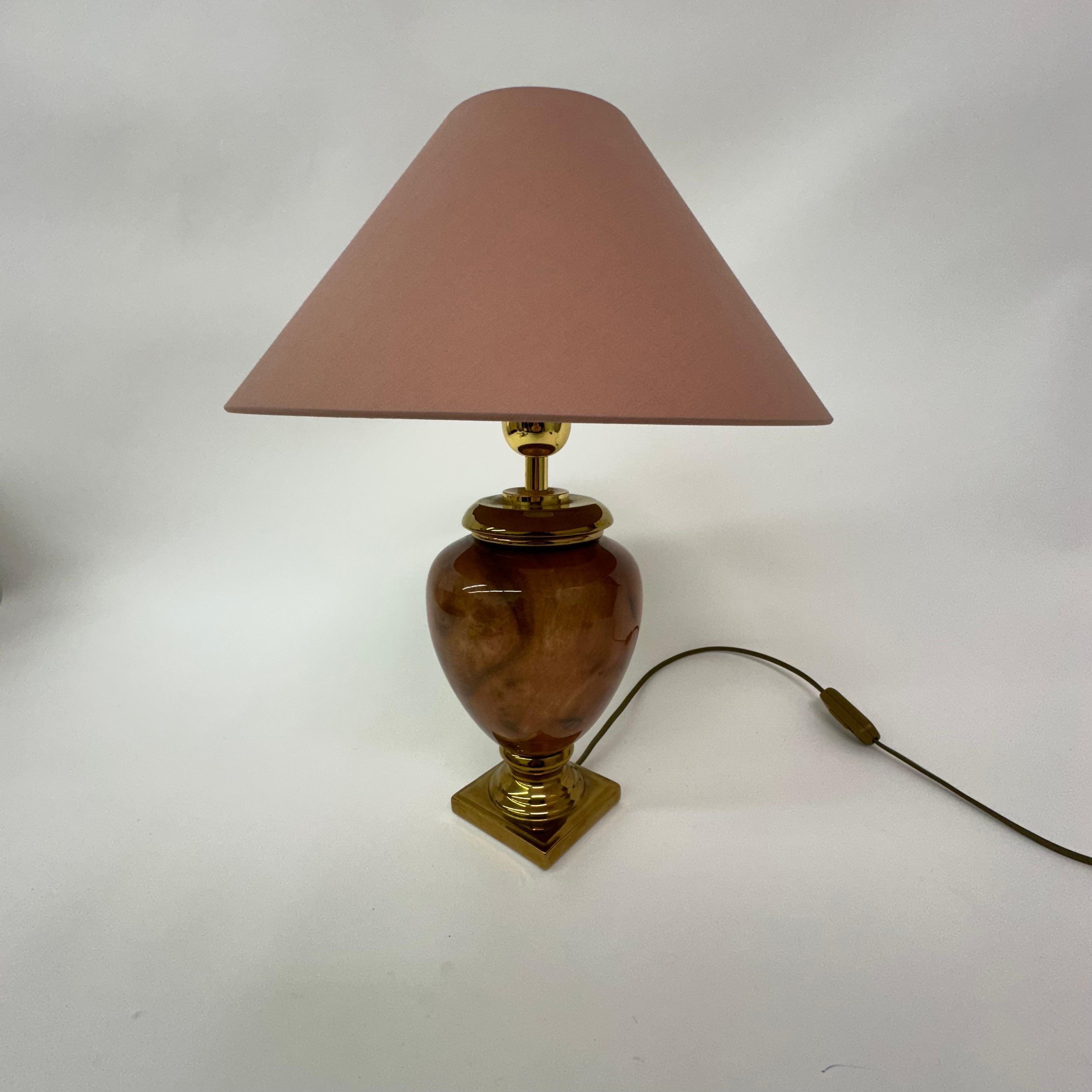 Vintage ceramic table lamp by Bosa , 1980’s , Italy For Sale 4