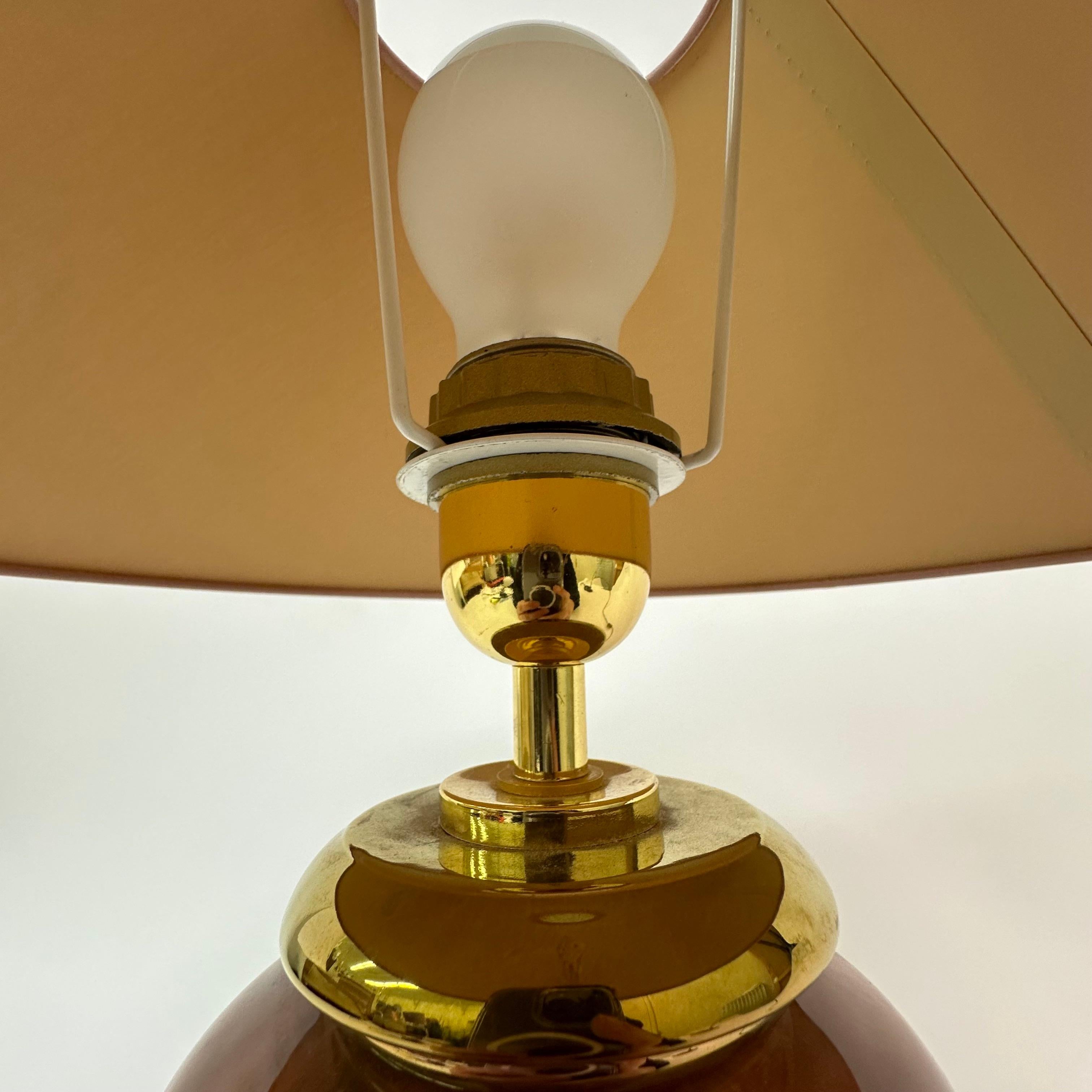 Lampe de table vintage en céramique par Bosa , 1980's , Italie en vente 7