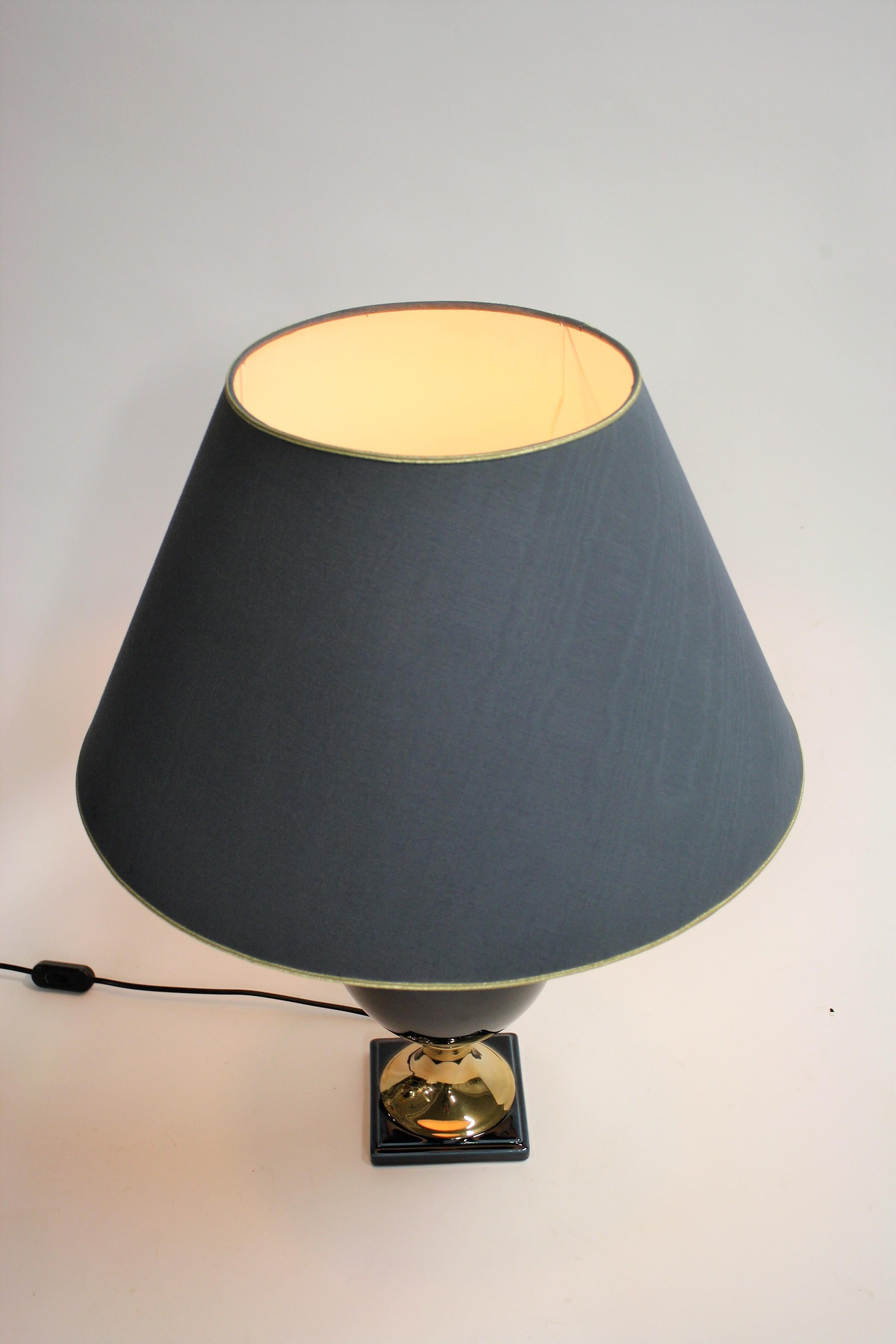 Vintage-Tischlampe aus Keramik von Bosa, 1980er Jahre, Italien (Hollywood Regency) im Angebot