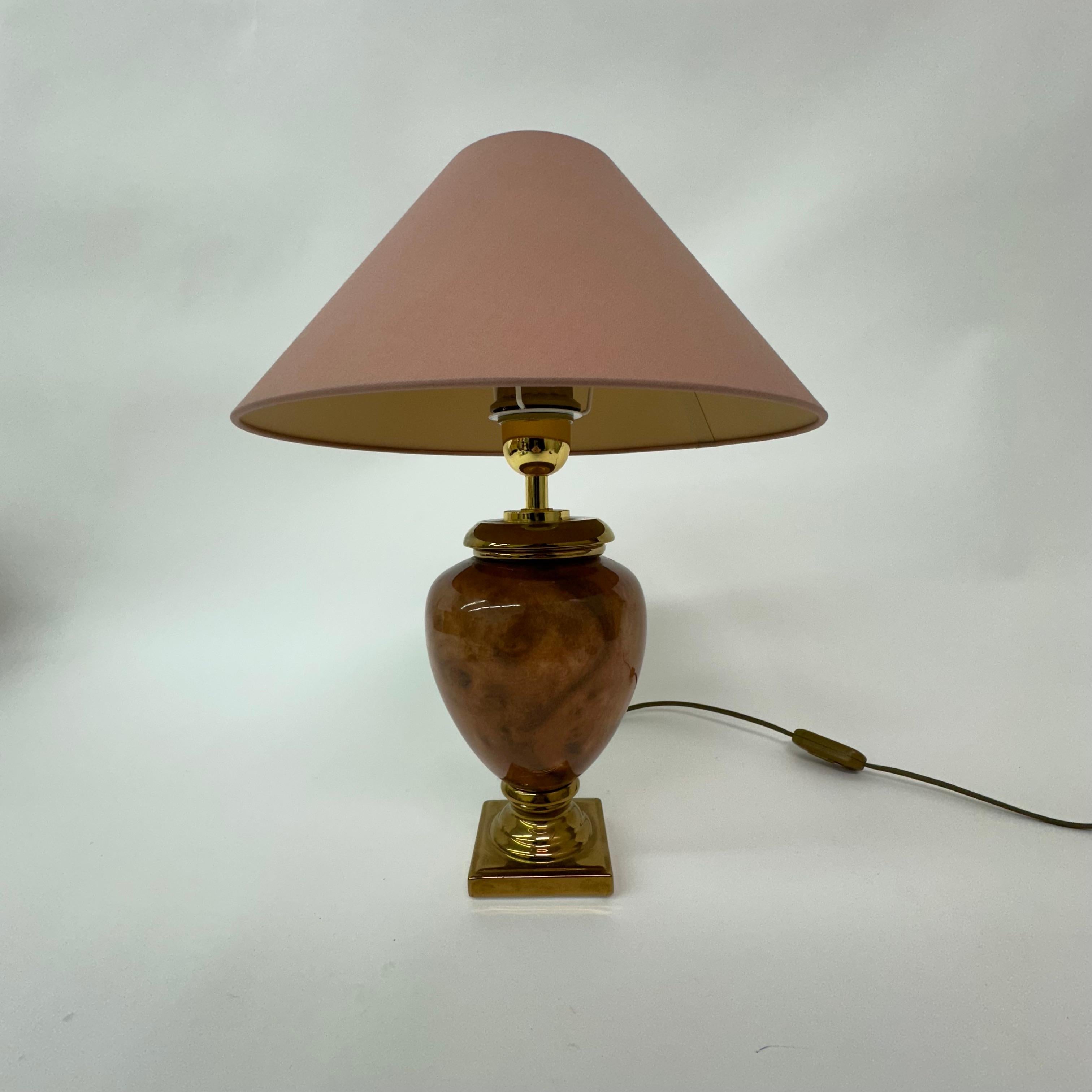 Ceramic Vintage ceramic table lamp by Bosa , 1980’s , Italy For Sale