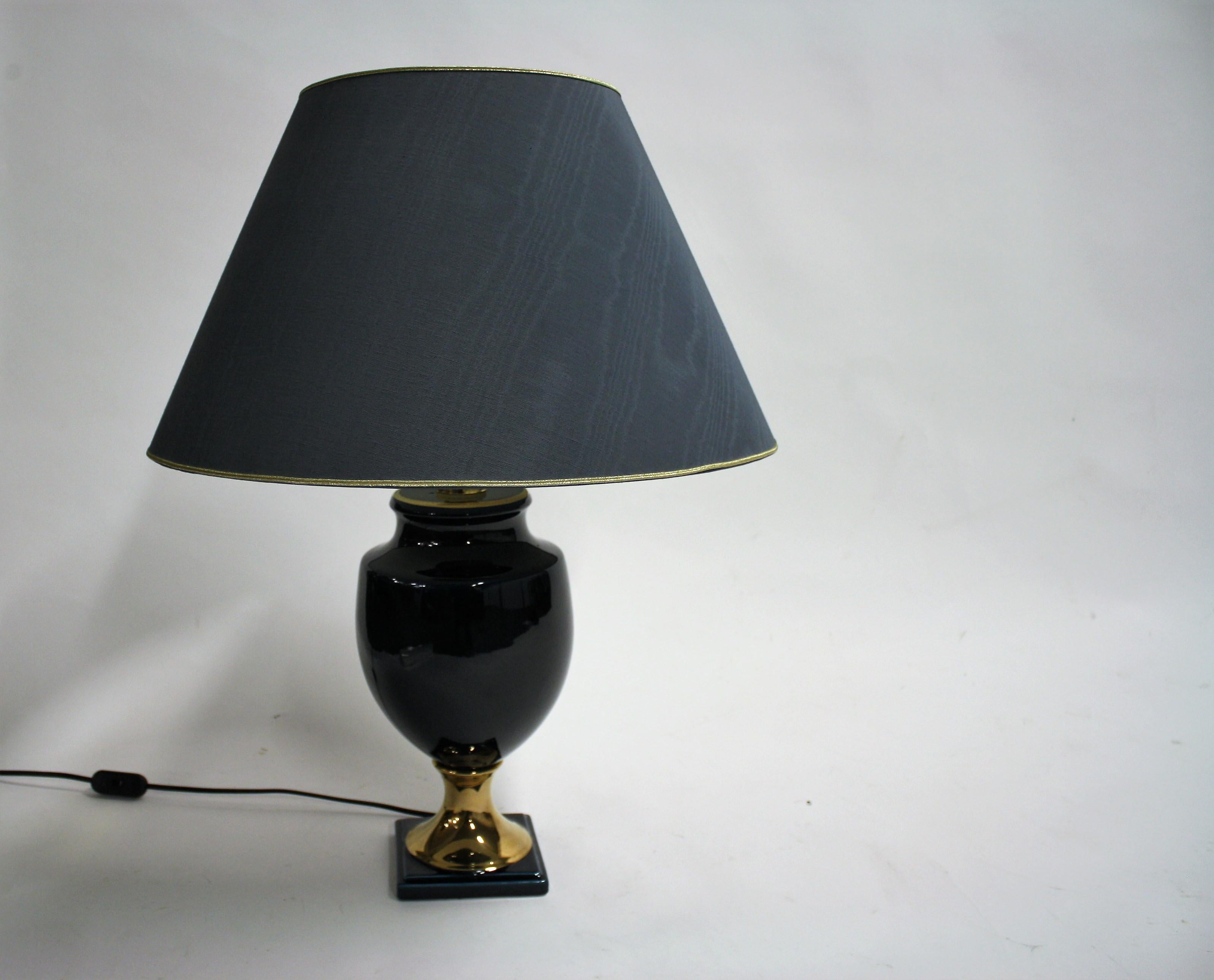 Late 20th Century Vintage Ceramic Table Lamp by Bosa, 1980s, Italy