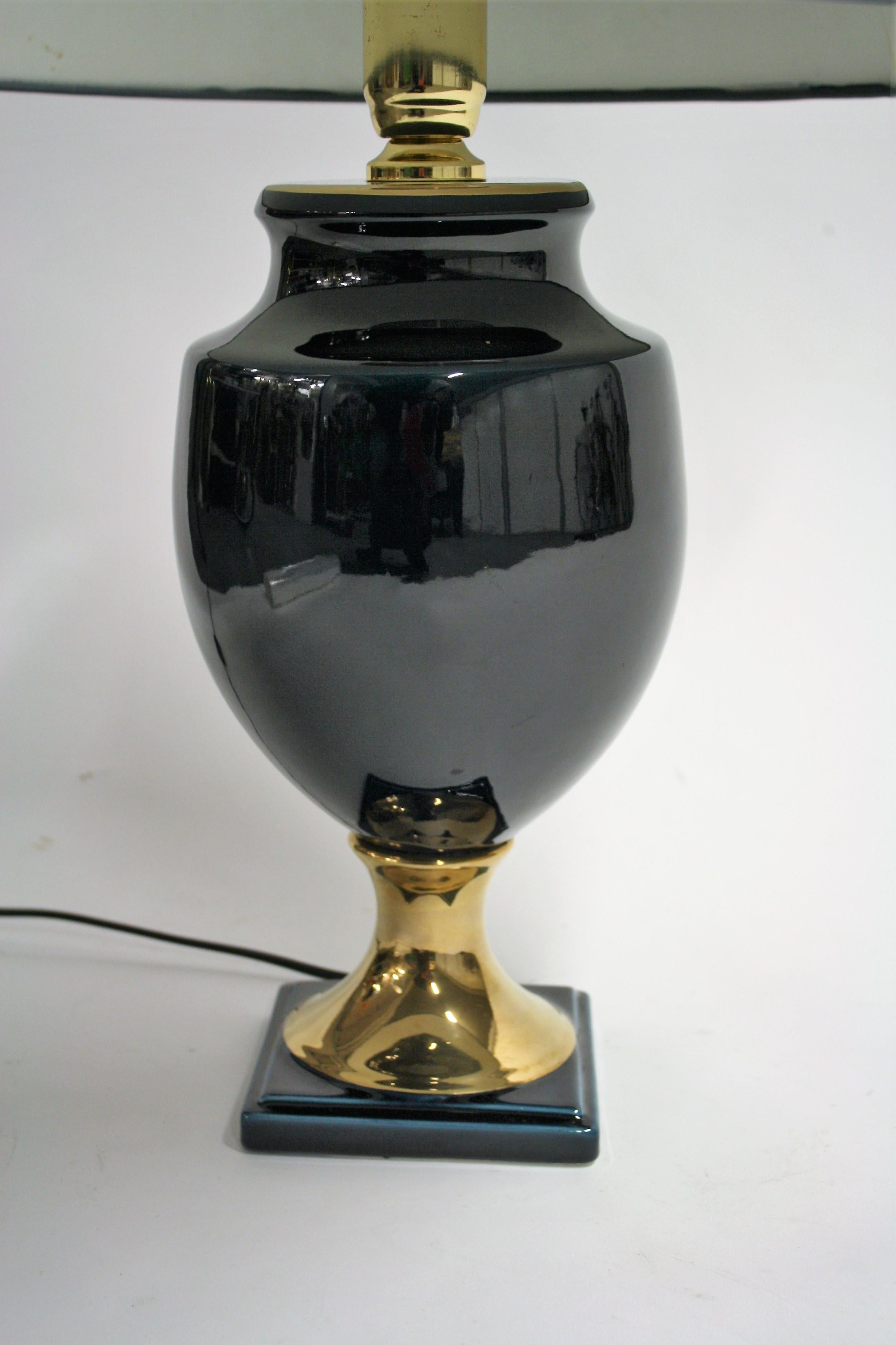 Vintage Ceramic Table Lamp by Bosa, 1980s, Italy 1