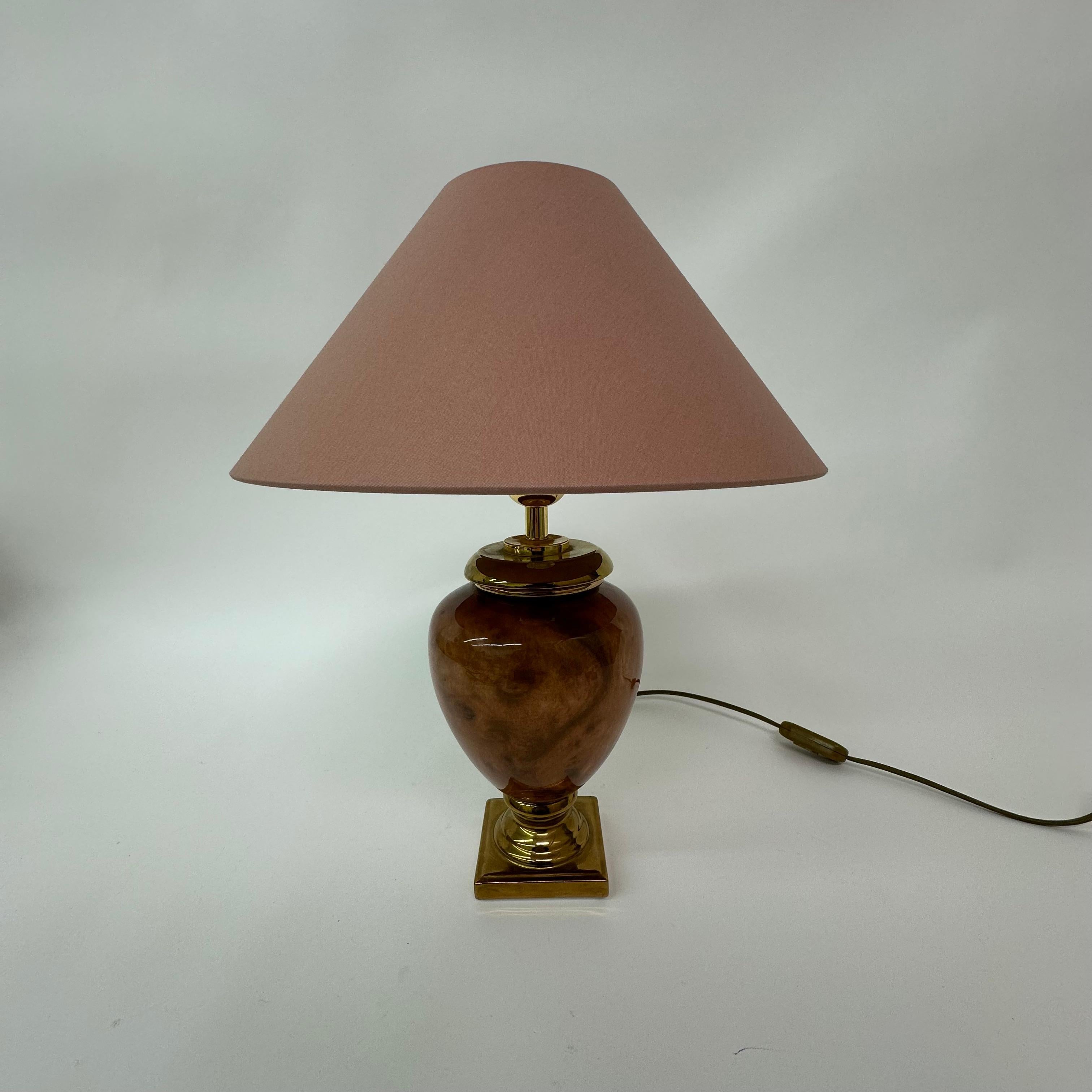 Vintage ceramic table lamp by Bosa , 1980’s , Italy For Sale 2