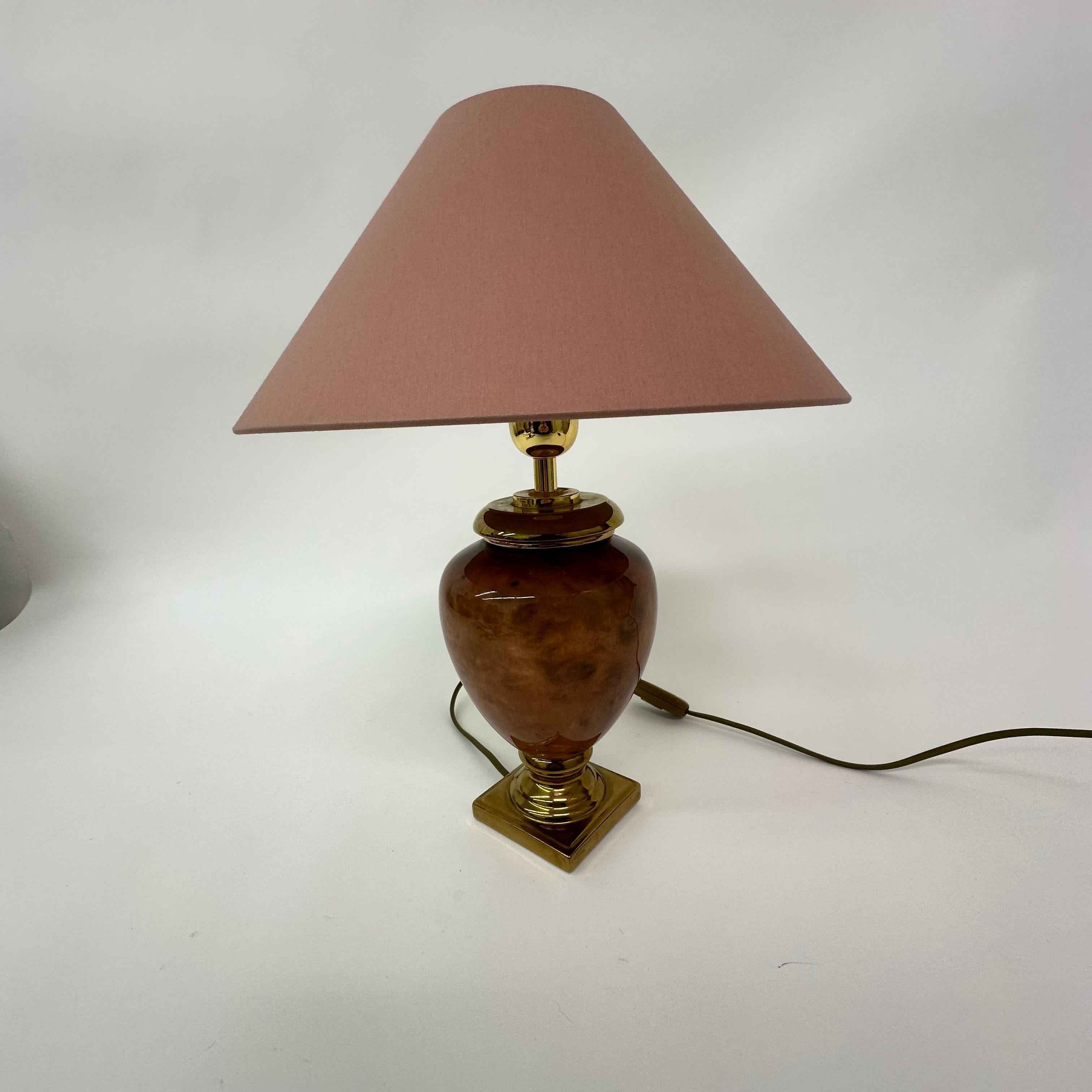Vintage ceramic table lamp by Bosa , 1980’s , Italy For Sale 3
