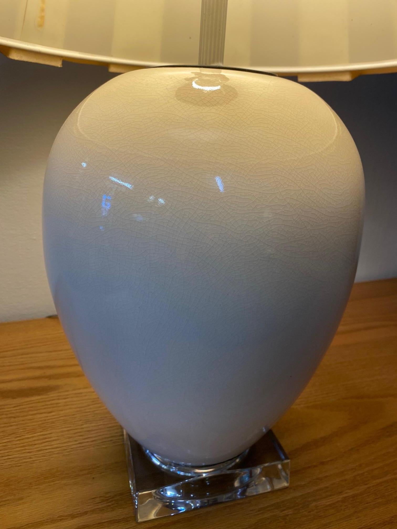 Mid-Century Modern Lampe de table vintage en céramique par Chapman en vente