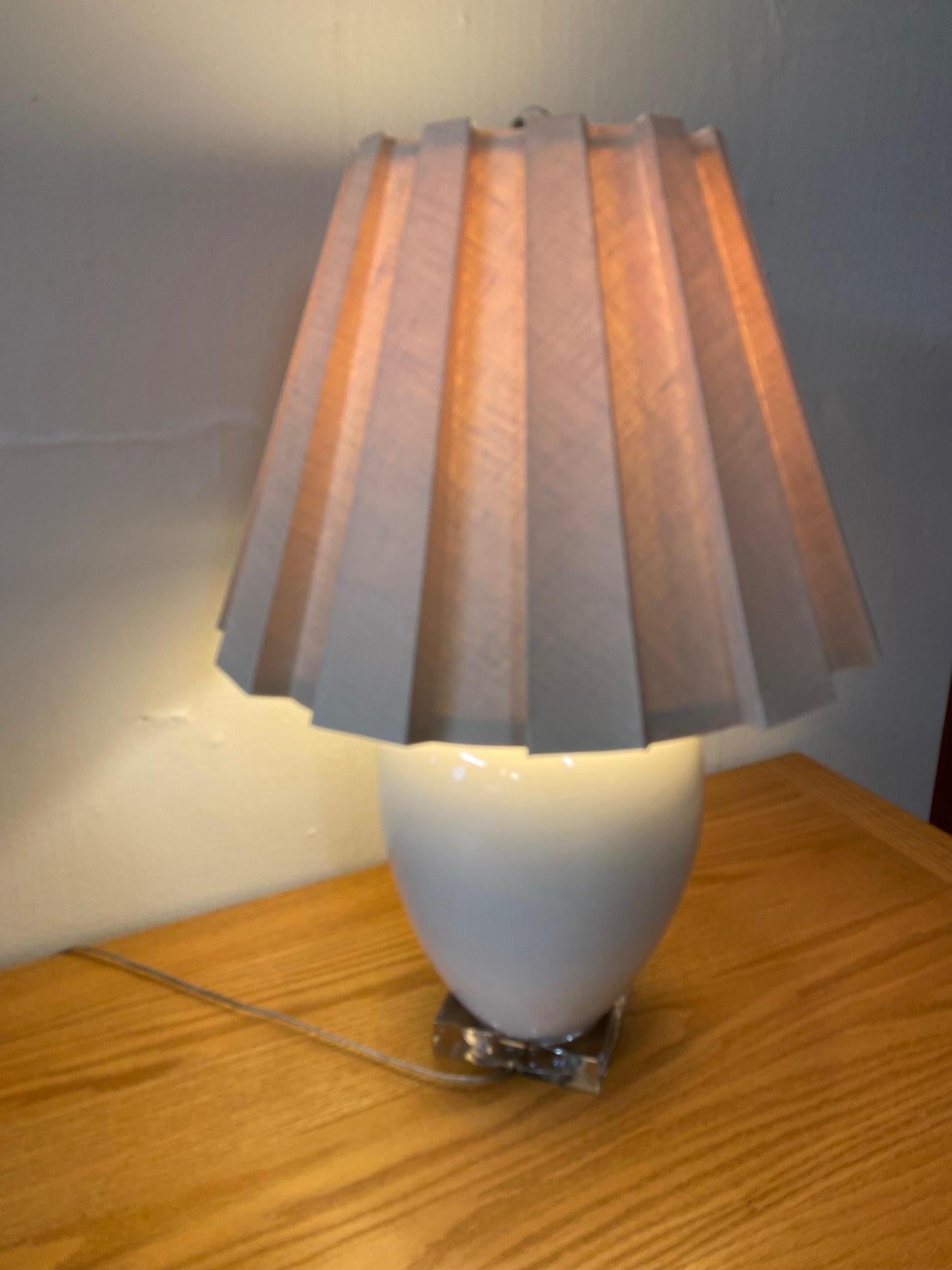 Fin du 20e siècle Lampe de table vintage en céramique par Chapman en vente
