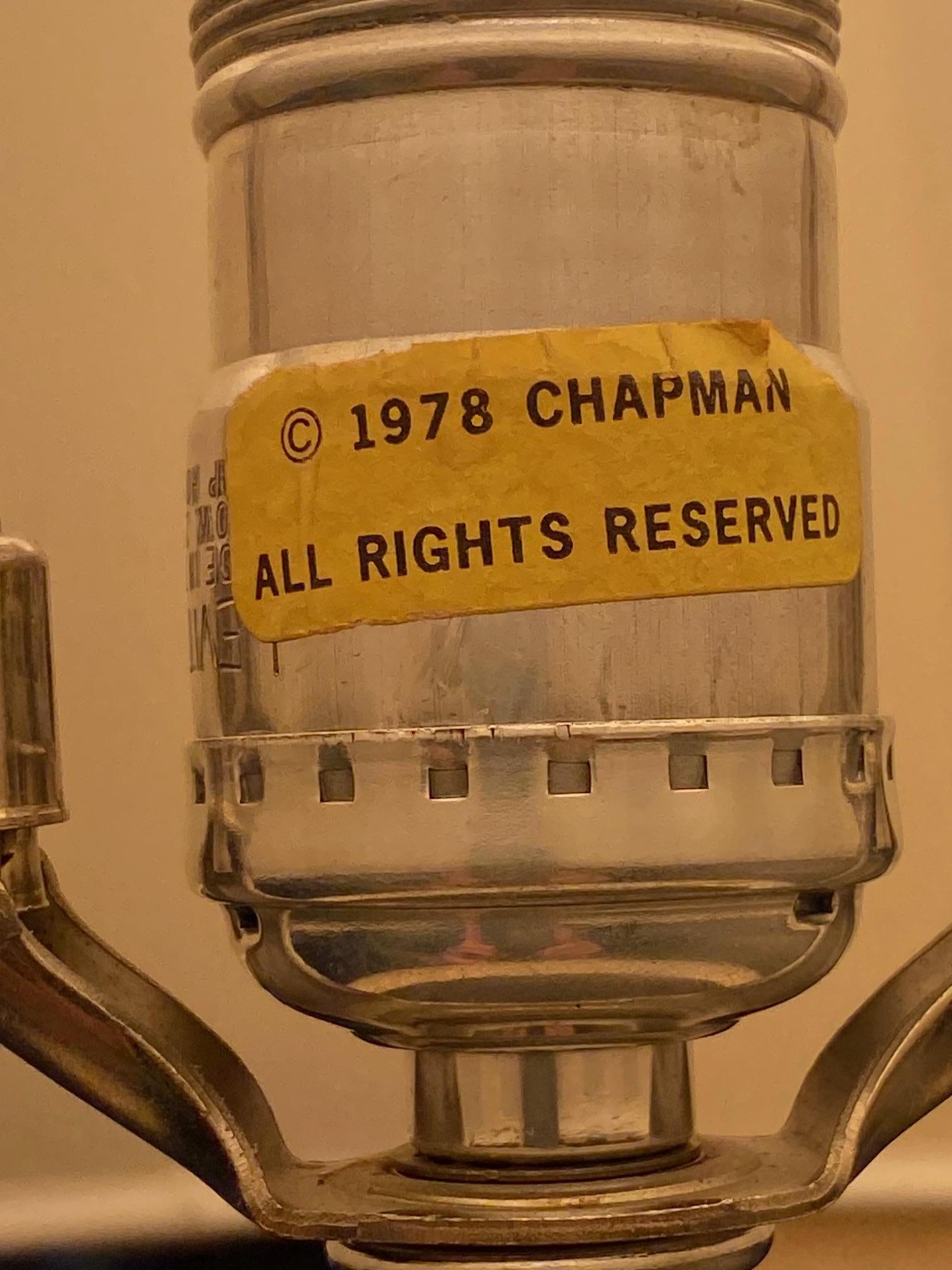 Vintage-Tischlampe aus Keramik von Chapman im Angebot 2