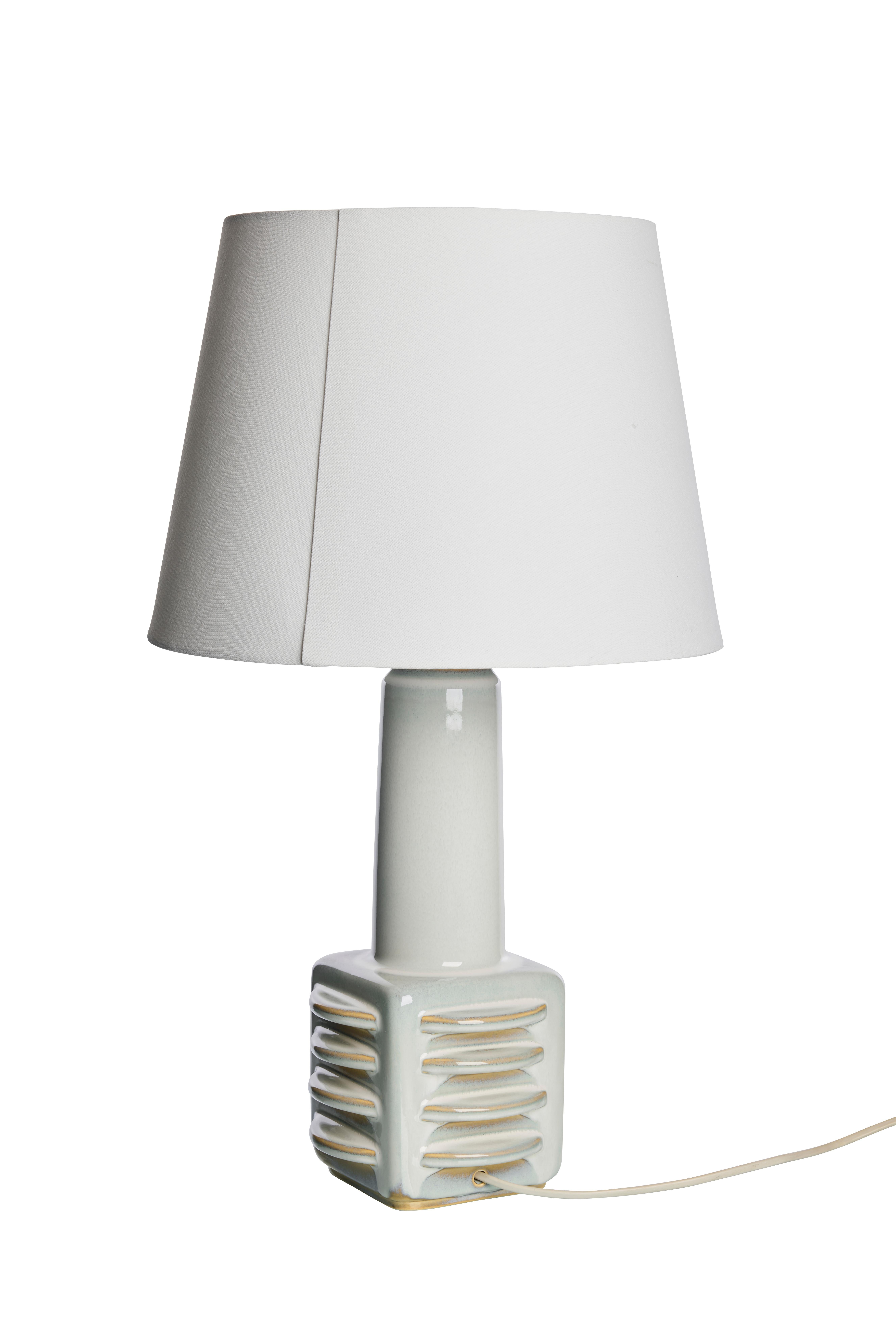 Mid-Century Modern Vintage Ceramic Table Lamp by Einar Johansen for Søholm, Denmark, 1960s For Sale