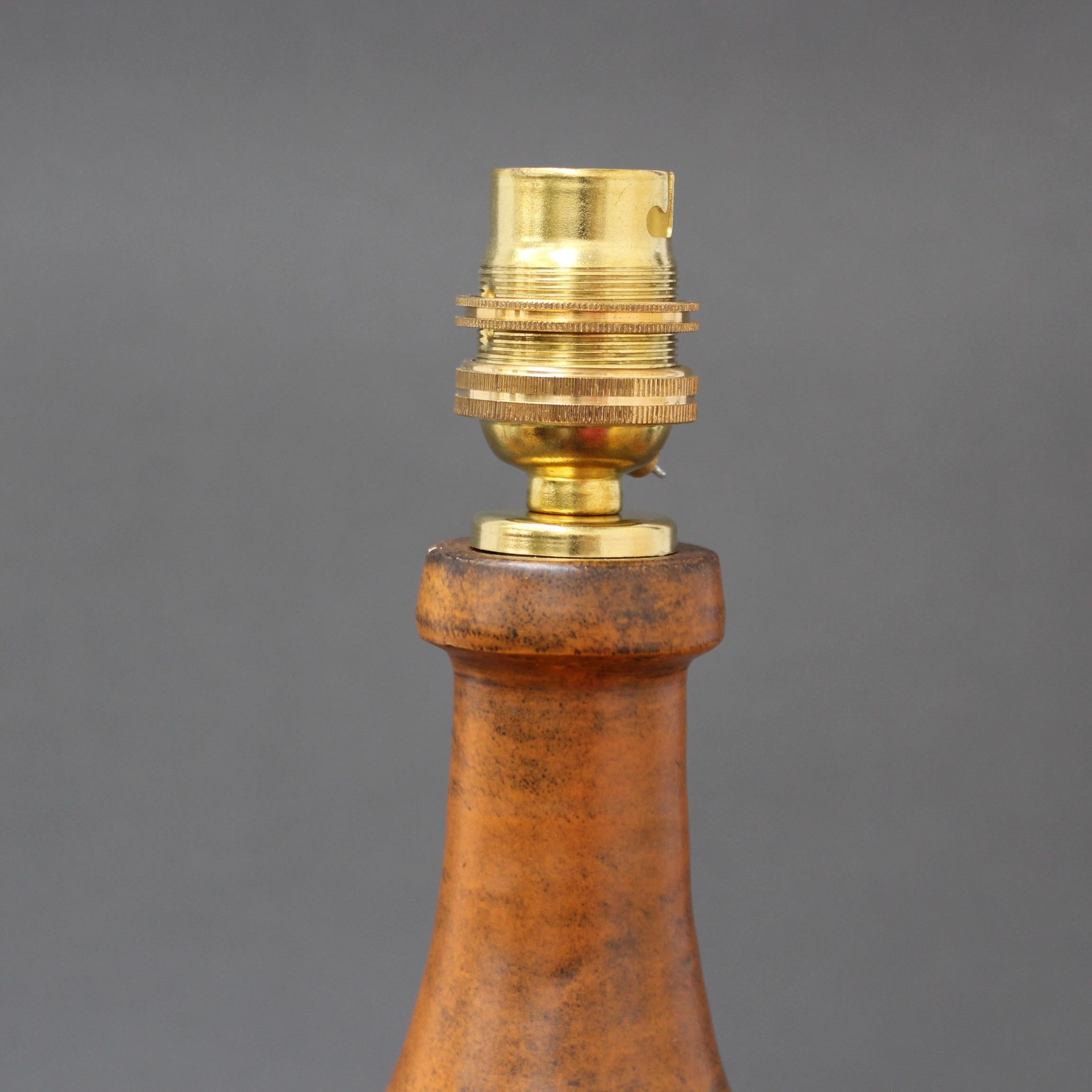 Lampada da tavolo in ceramica vintage di Jacques Blin del 1974 in vendita 13
