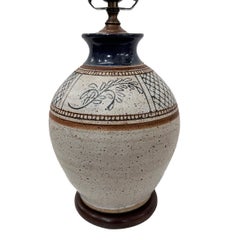 Vintage-Keramik-Tischlampe