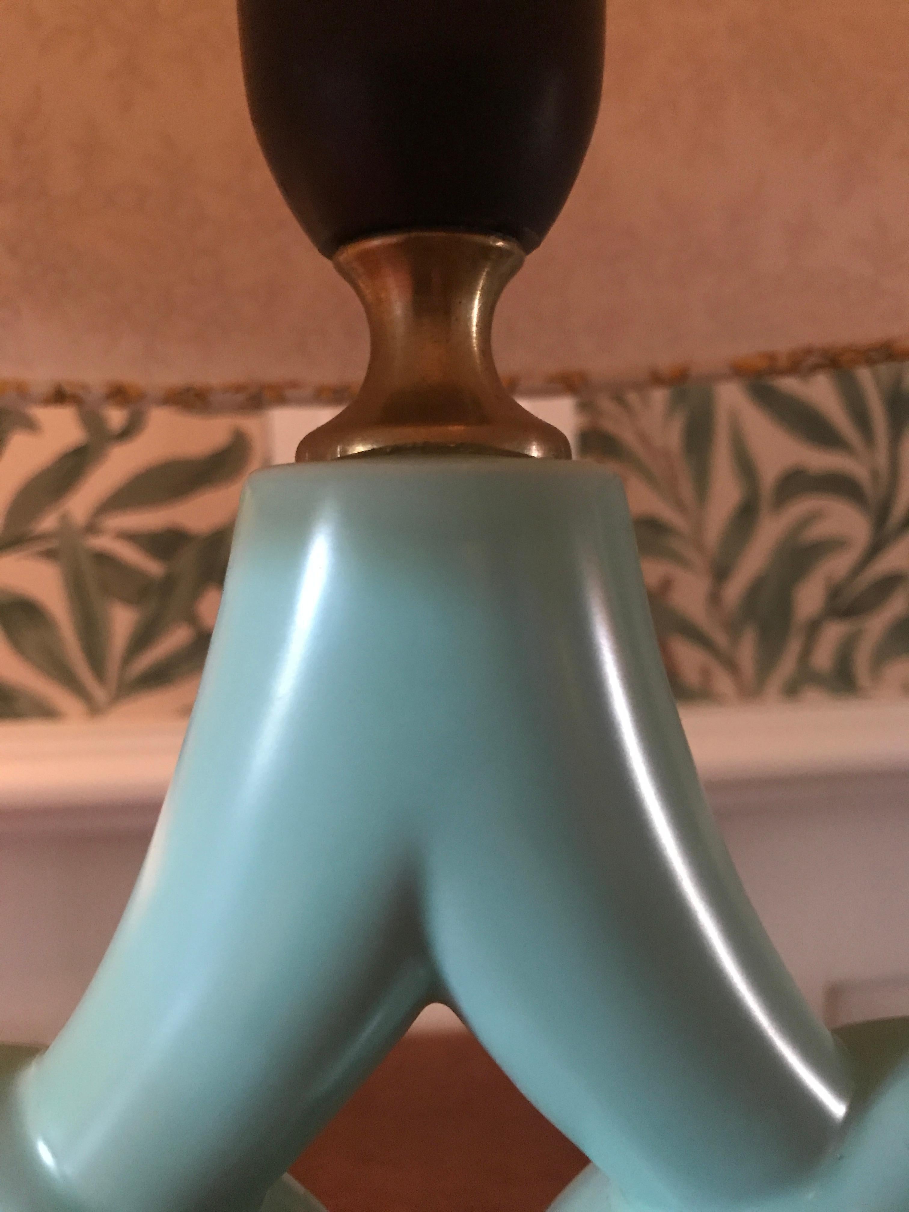 Vintage Ceramic Table Lamp In Excellent Condition In Copenhagen K, DK