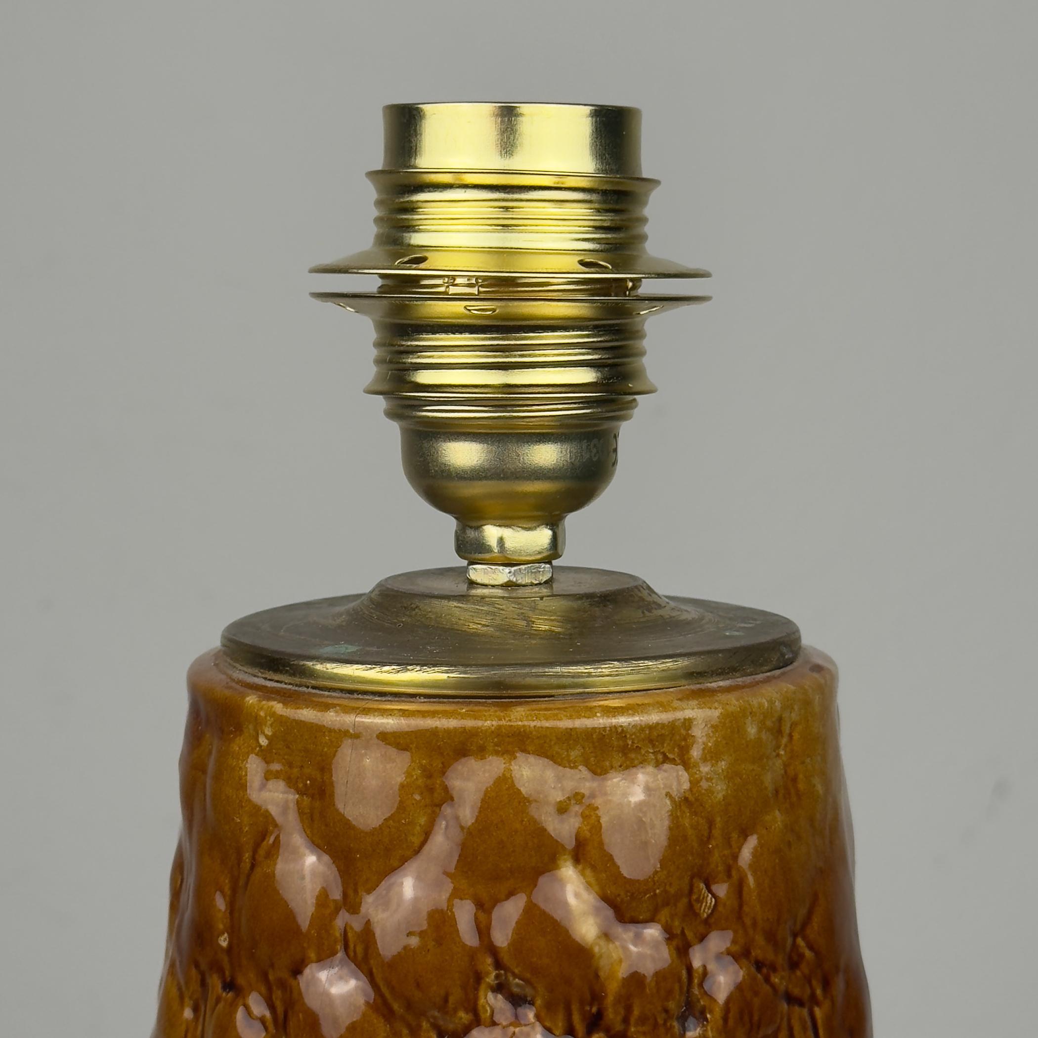 Vintage Ceramic table lamp LAVA by KIL Liboje, Yugoslavia, 1960s For Sale 7