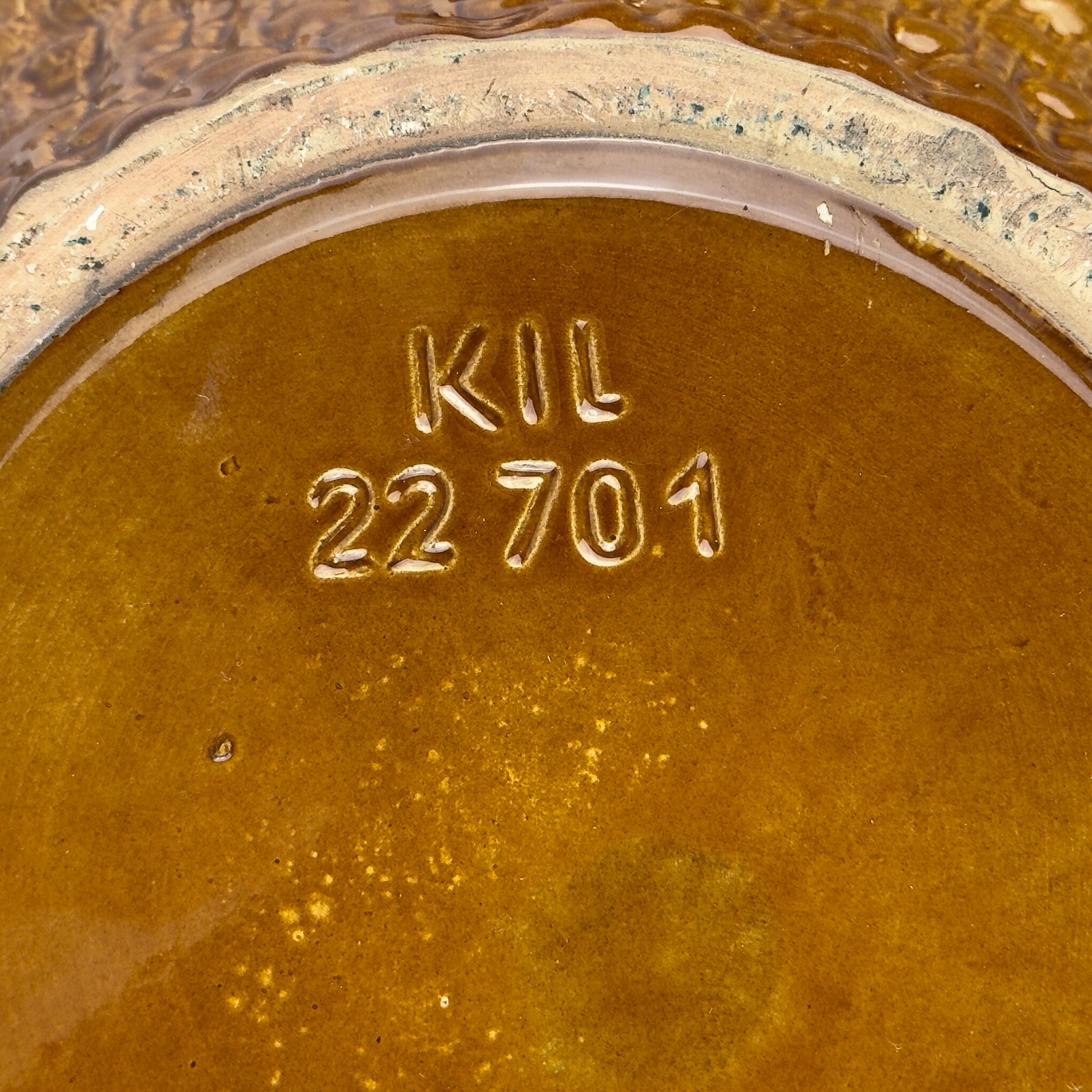 Vintage Ceramic table lamp LAVA by KIL Liboje, Yugoslavia, 1960s For Sale 9