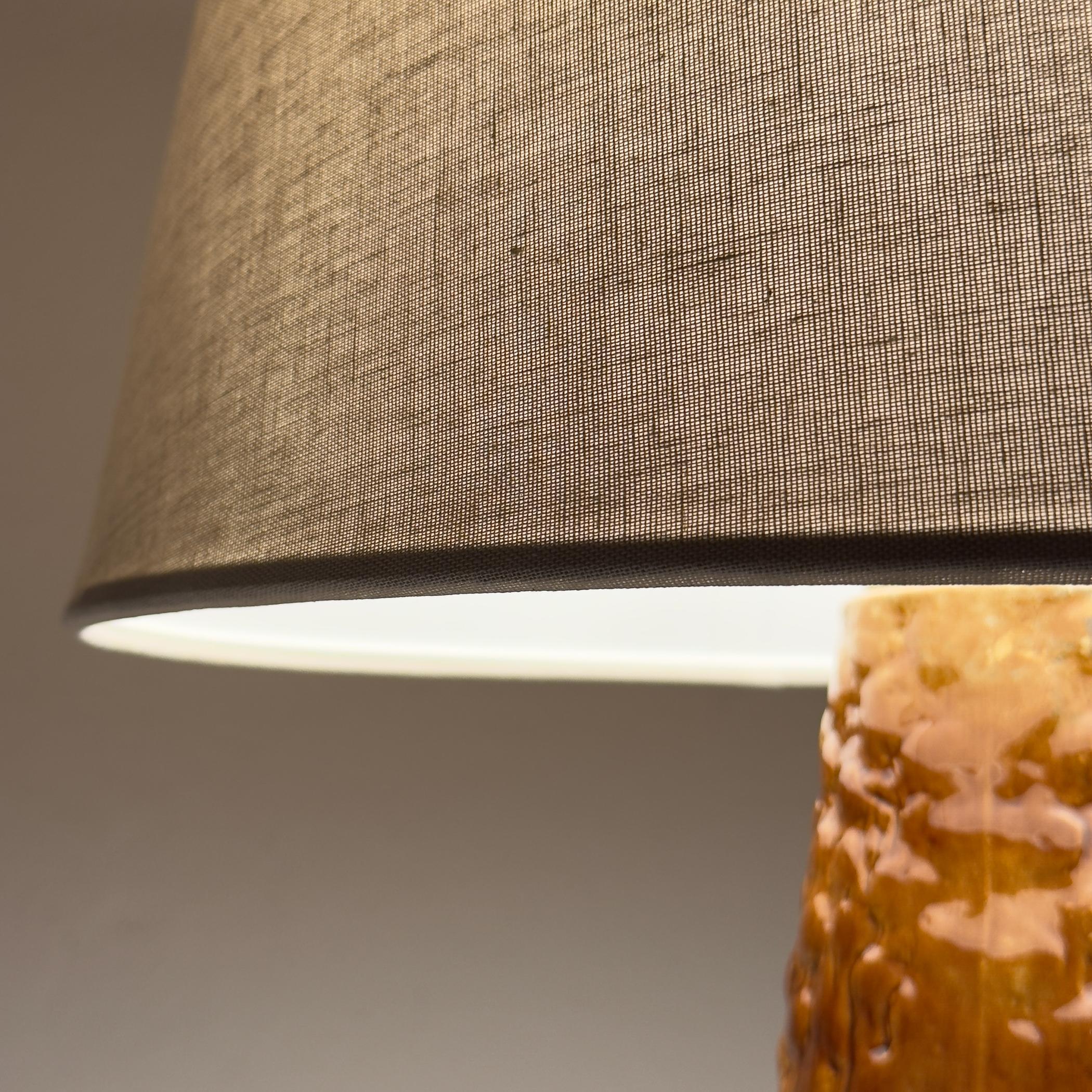 Vintage Ceramic table lamp LAVA by KIL Liboje, Yugoslavia, 1960s For Sale 2