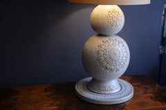Vintage ceramic table lamp, "Siviglia" model, by Aldo Londi for Bitossi
