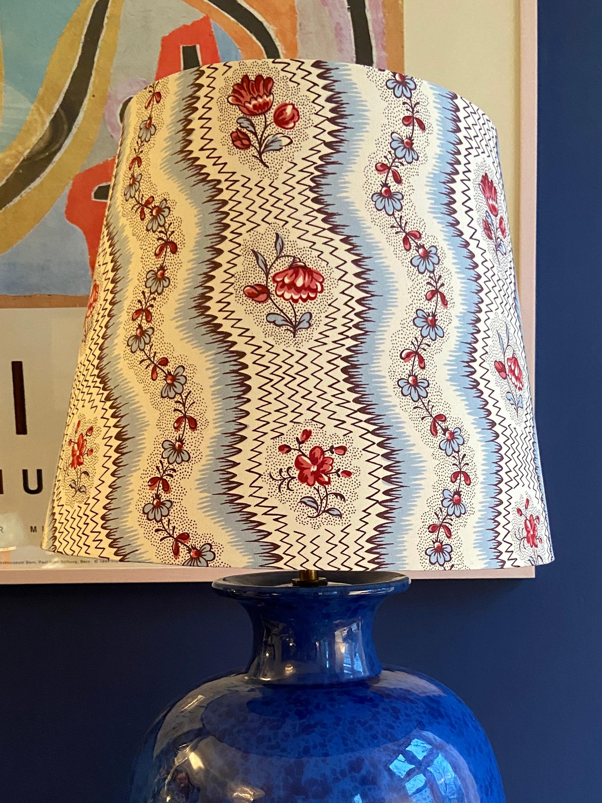 vintage ceramic lamp shade