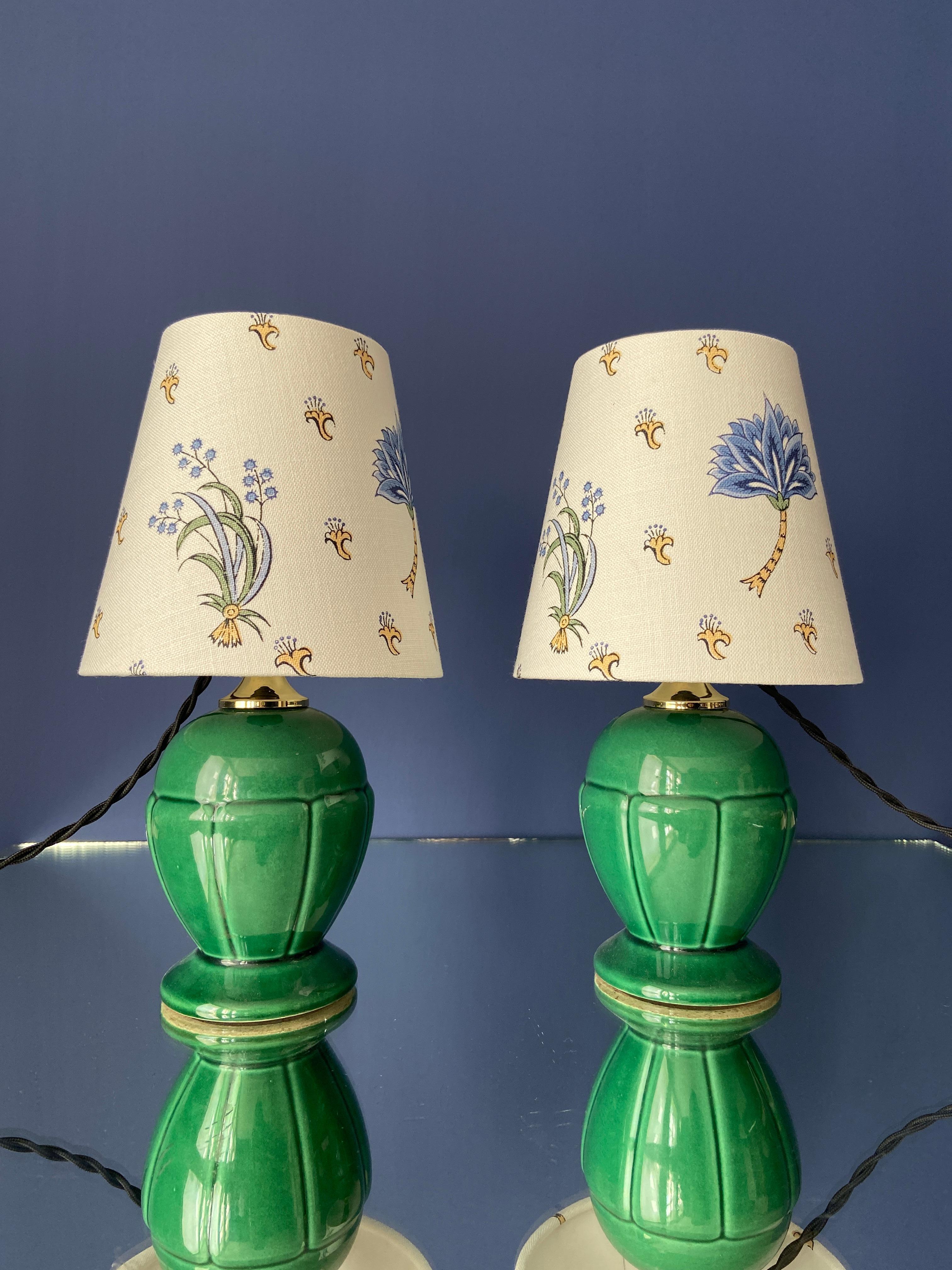 vintage ceramic lamps 1950s