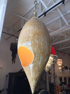 Vintage Ceramic Teardrop Hanging Light