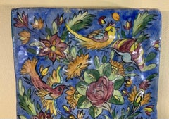 Vintage Ceramic Tile Wall Hanging