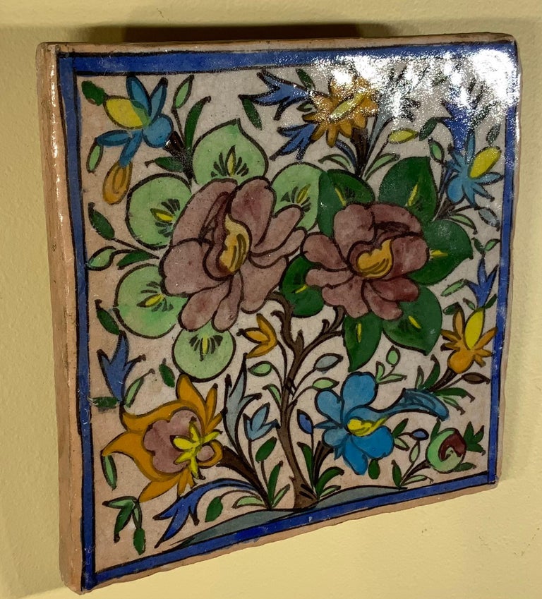 Vintage Ceramic Tile Wall Hanging at 1stDibs vintage ceramic wall art