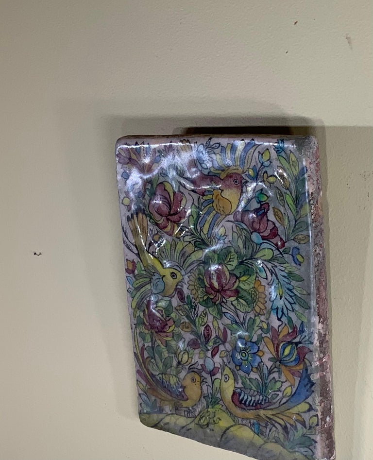 Vintage Ceramic Tile Wall Hanging For Sale at 1stDibs vintage ceramic wall art, china ceramic