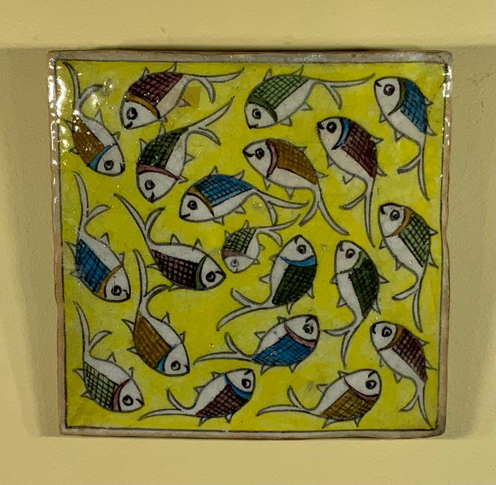 Vintage Ceramic Tile Wall Hanging 3