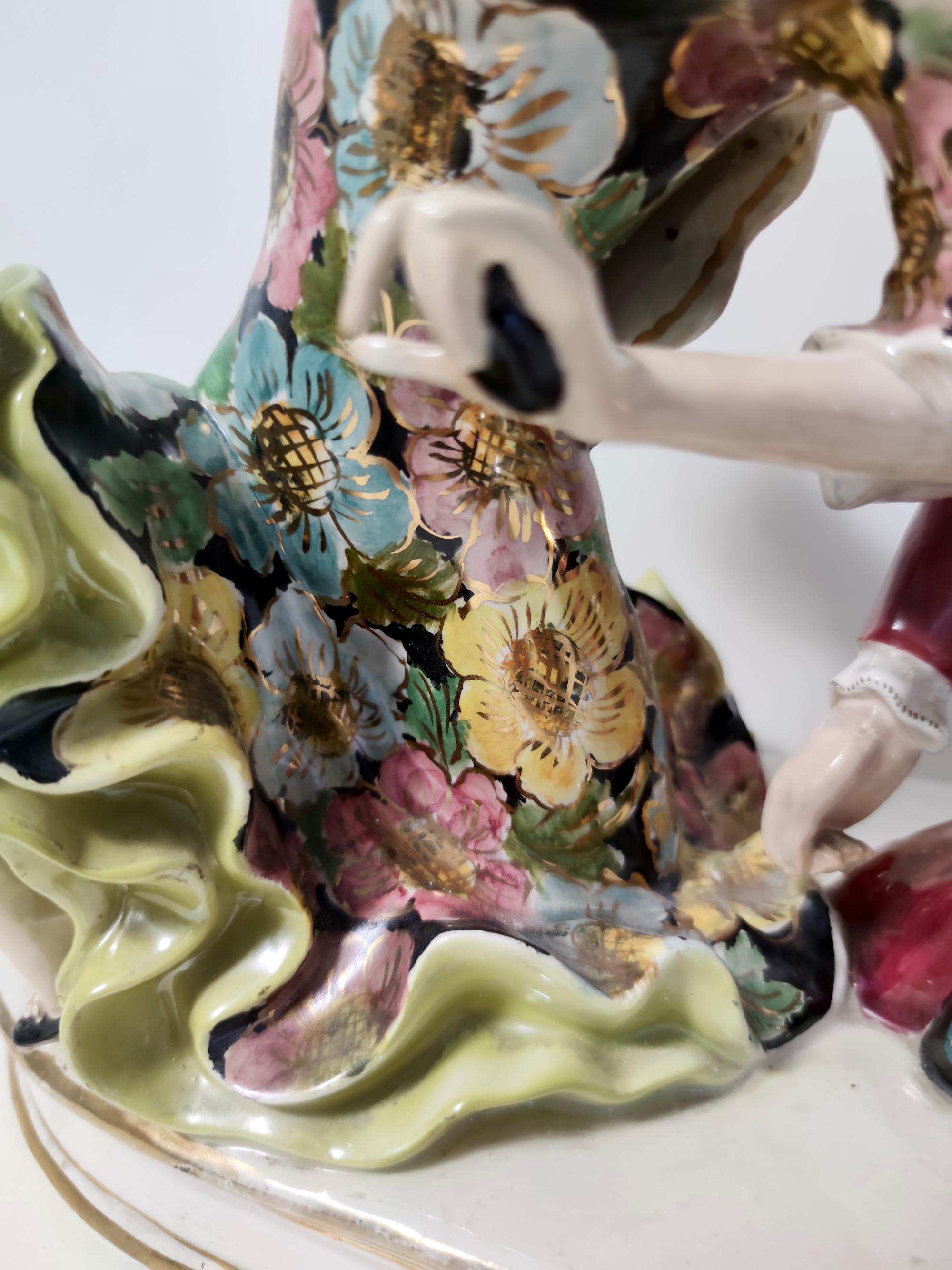 Vintage-Torero- und Flamenco-Tänzerfiguren aus Keramik von Giovanni Girardi, Italien im Angebot 5
