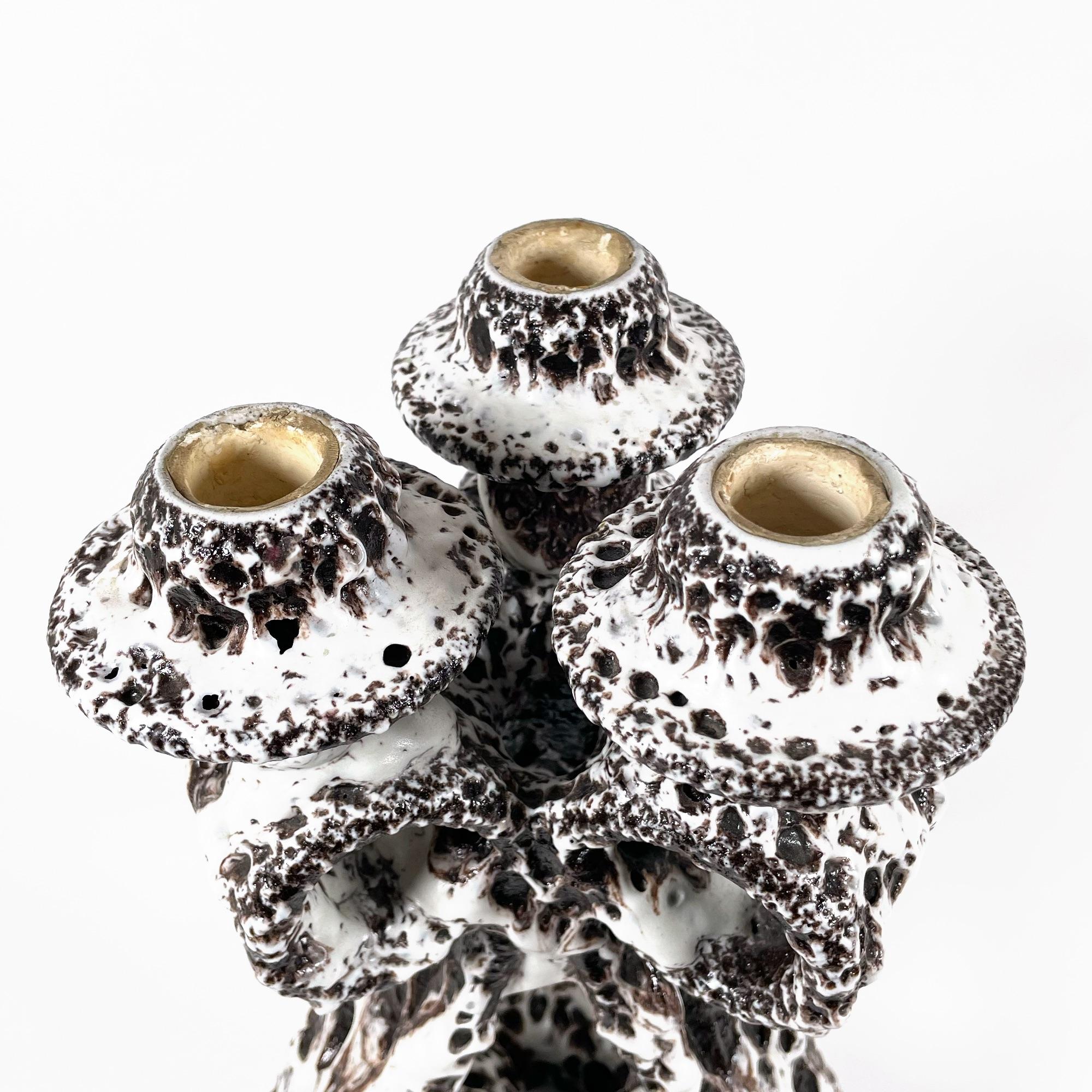 Céramique Porte-bougies vintage Marius Guige de Vallauris - 4