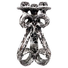 Porte-bougies vintage Marius Guige de Vallauris - 4