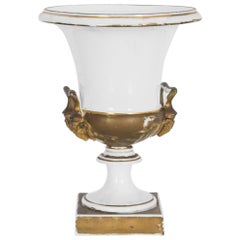 Antique Ceramic Trophy on Stand