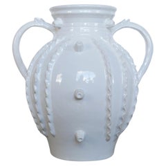 Vintage ceramic vase by Emile Tessier