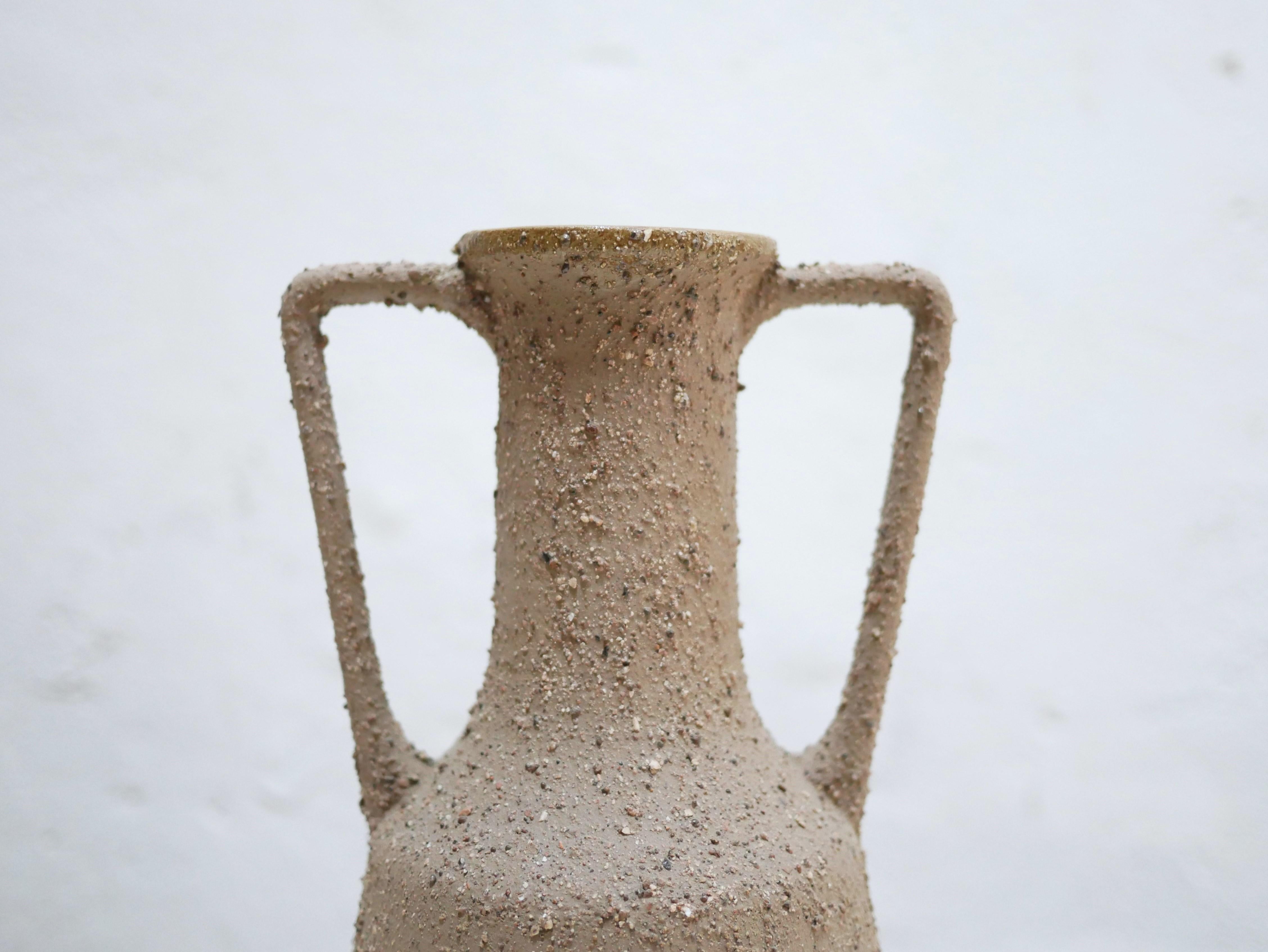Vintage ceramic vase by the Salins factory, France For Sale 5