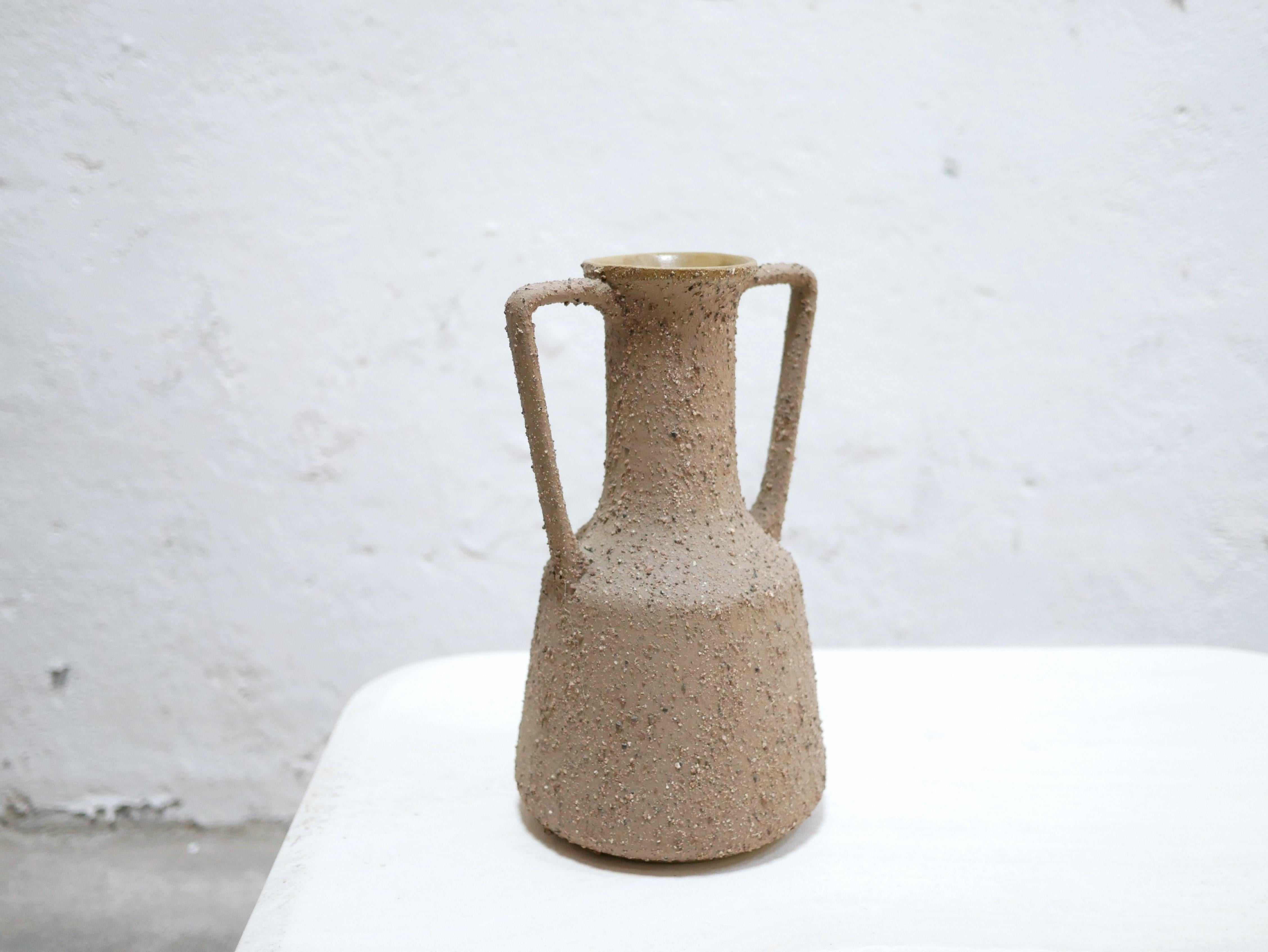 Vintage ceramic vase by the Salins factory, France For Sale 7