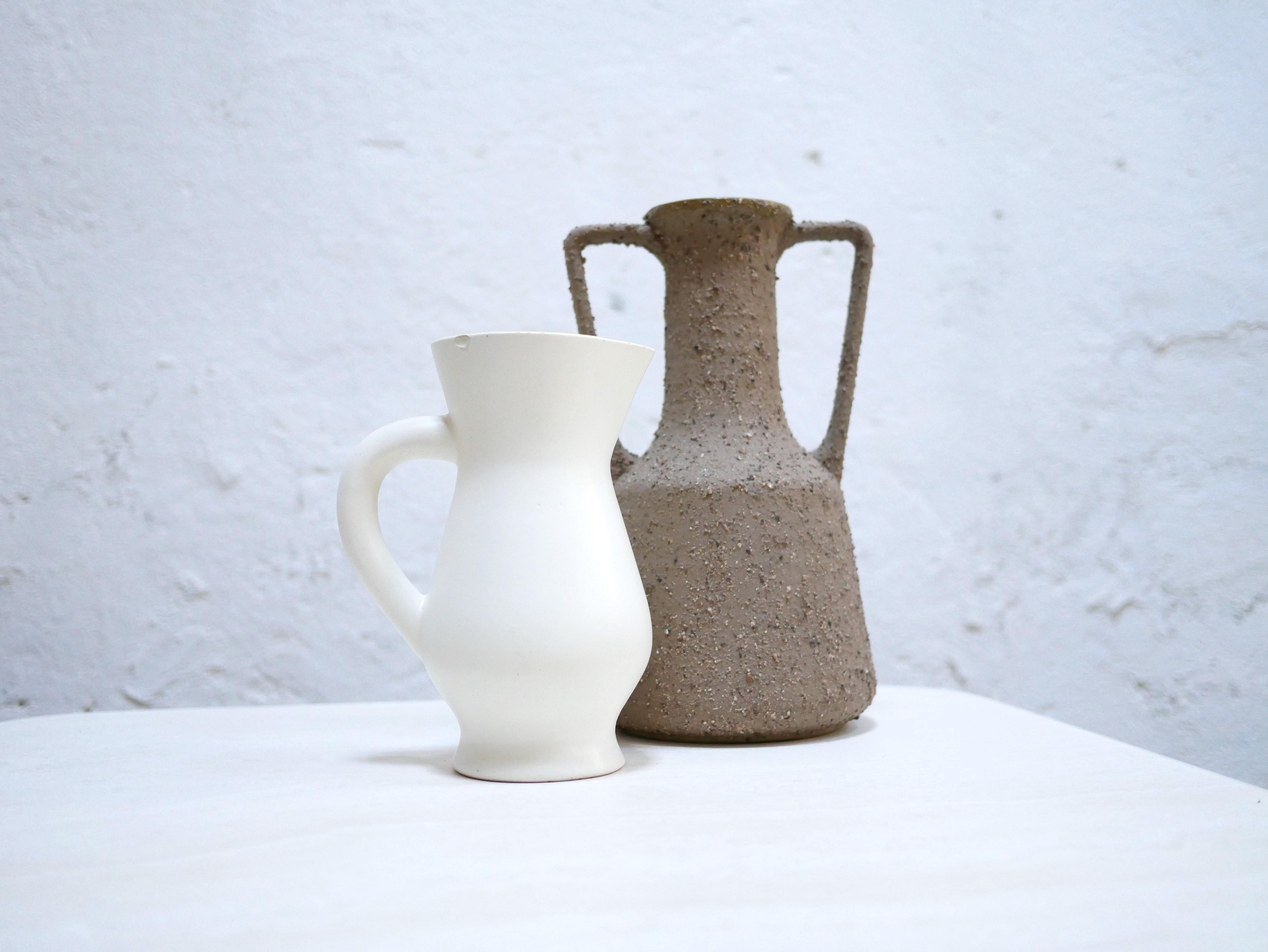 Ceramic Vintage ceramic vase by the Salins factory, France For Sale