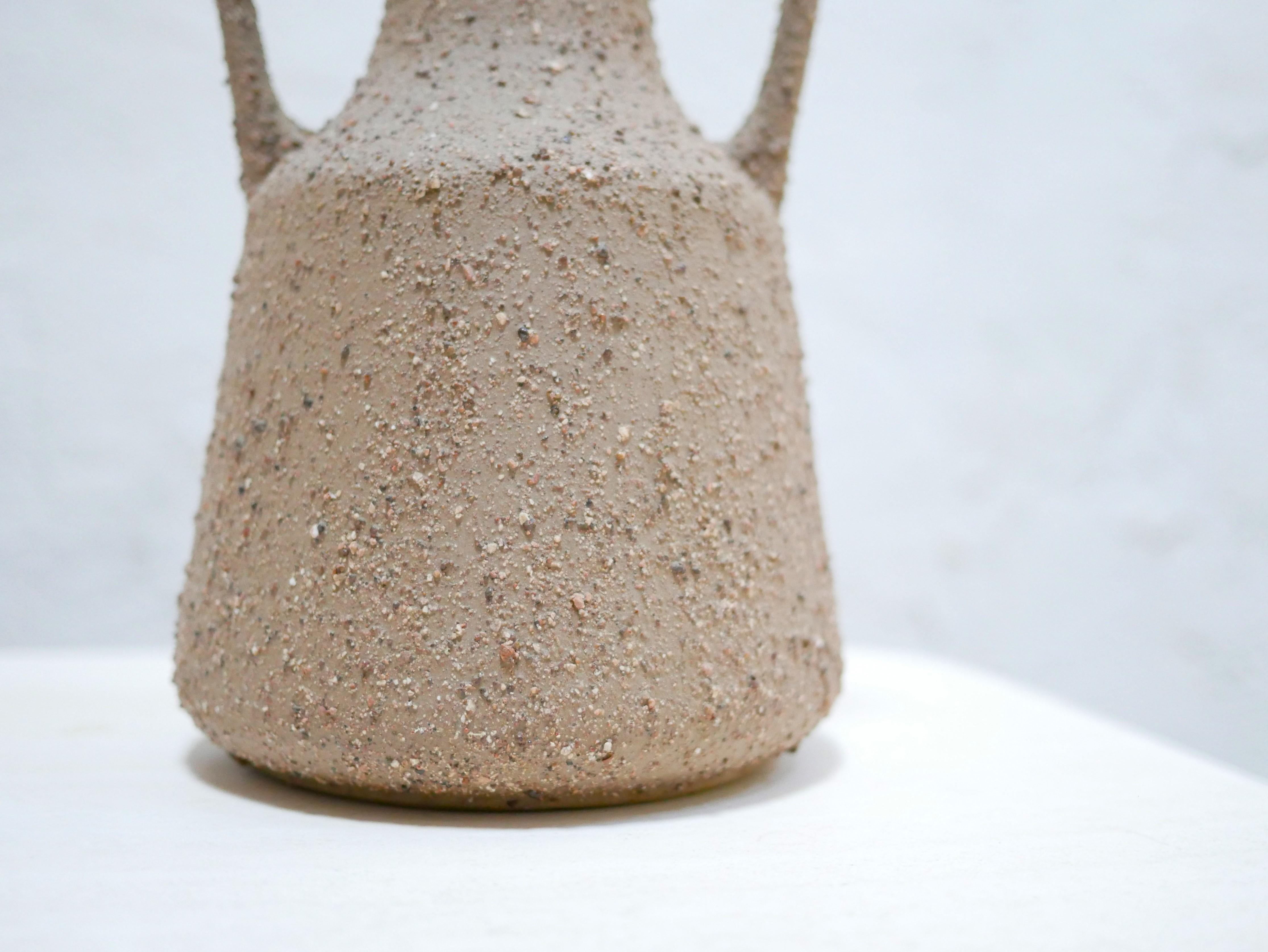 Vintage ceramic vase by the Salins factory, France For Sale 2