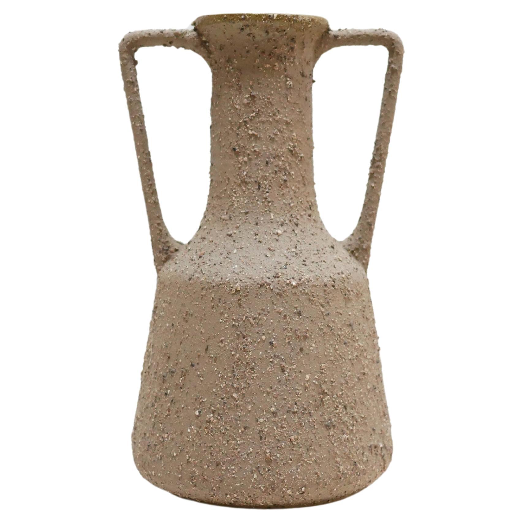 Vintage ceramic vase by the Salins factory, France For Sale