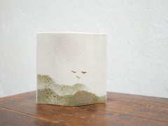 Vaso di ceramica vintage della Fabbrica Virebent