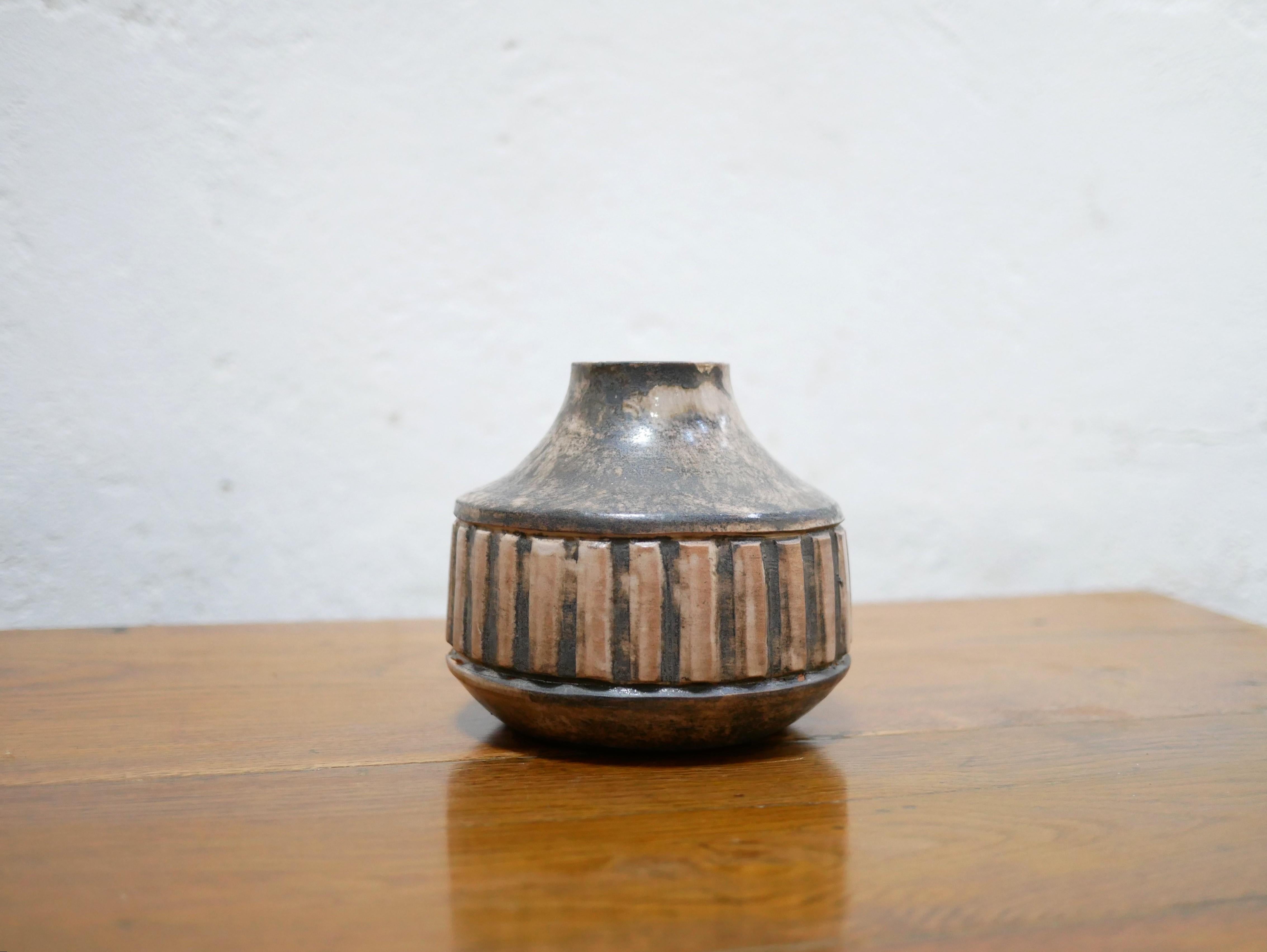 Vintage Ceramic Vase, Felix Ceram Workshop, Vallauris For Sale 5