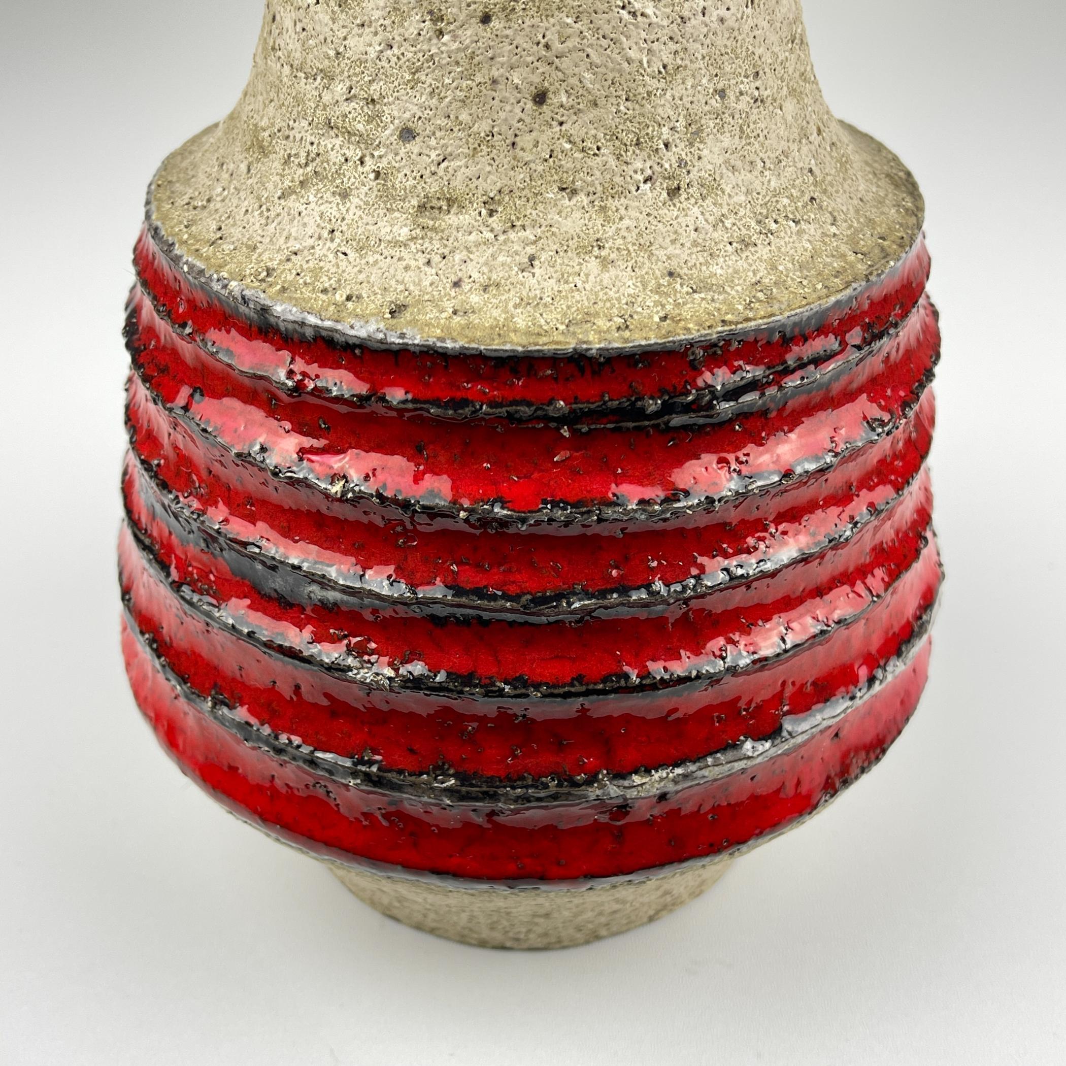 Mid-Century moderno Vaso in ceramica vintage, Italia anni '70 in vendita