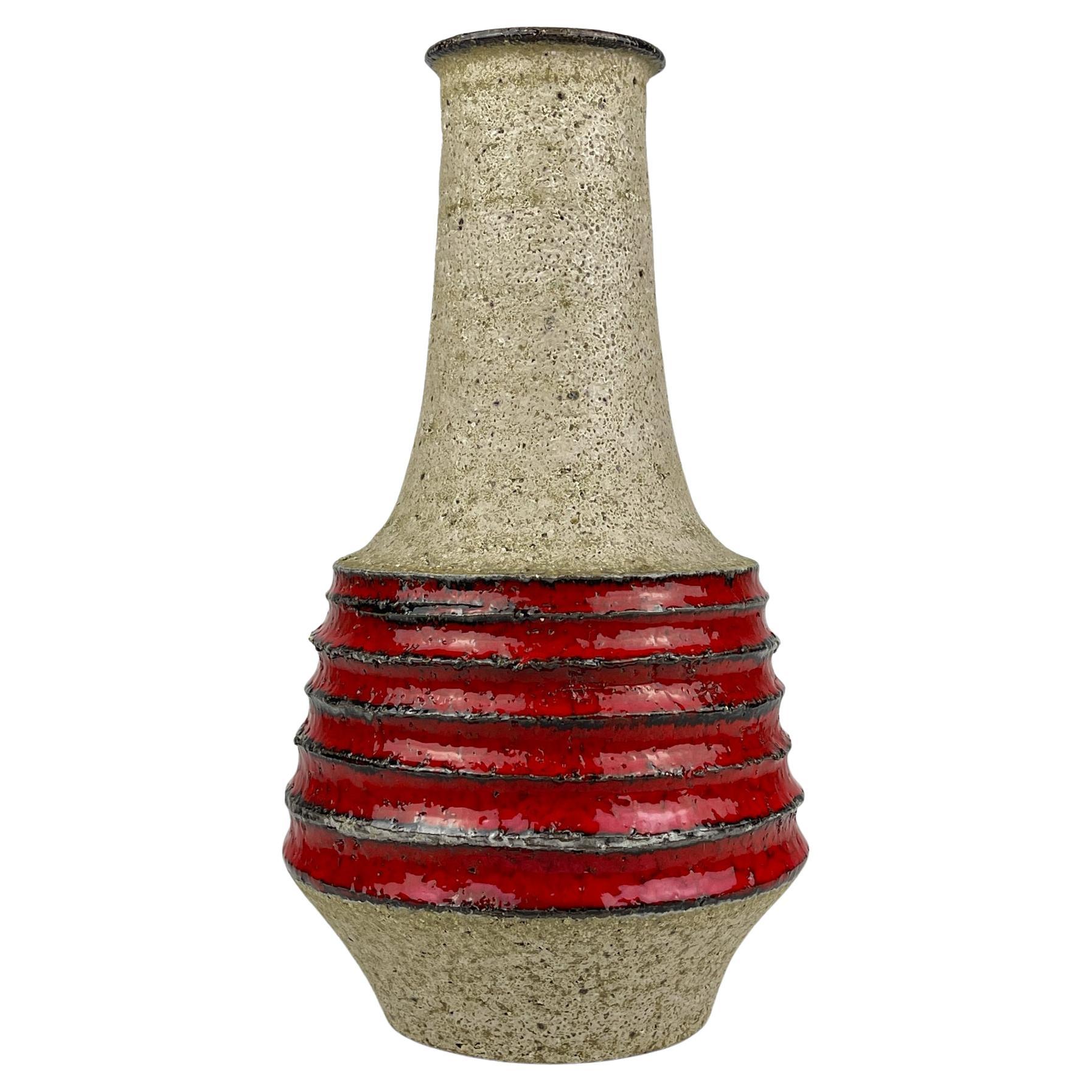 Vintage ceramic vase, Italy 1970s