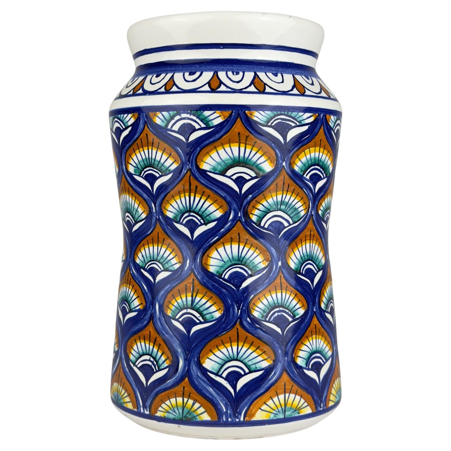 Vintage ceramic vase, Italy 1971