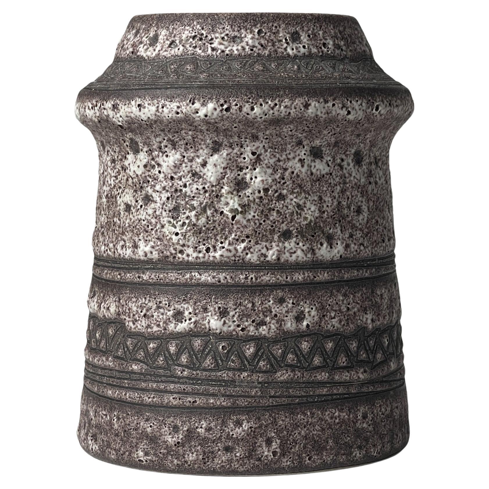 Vintage ceramic vase, Italy 1980s
