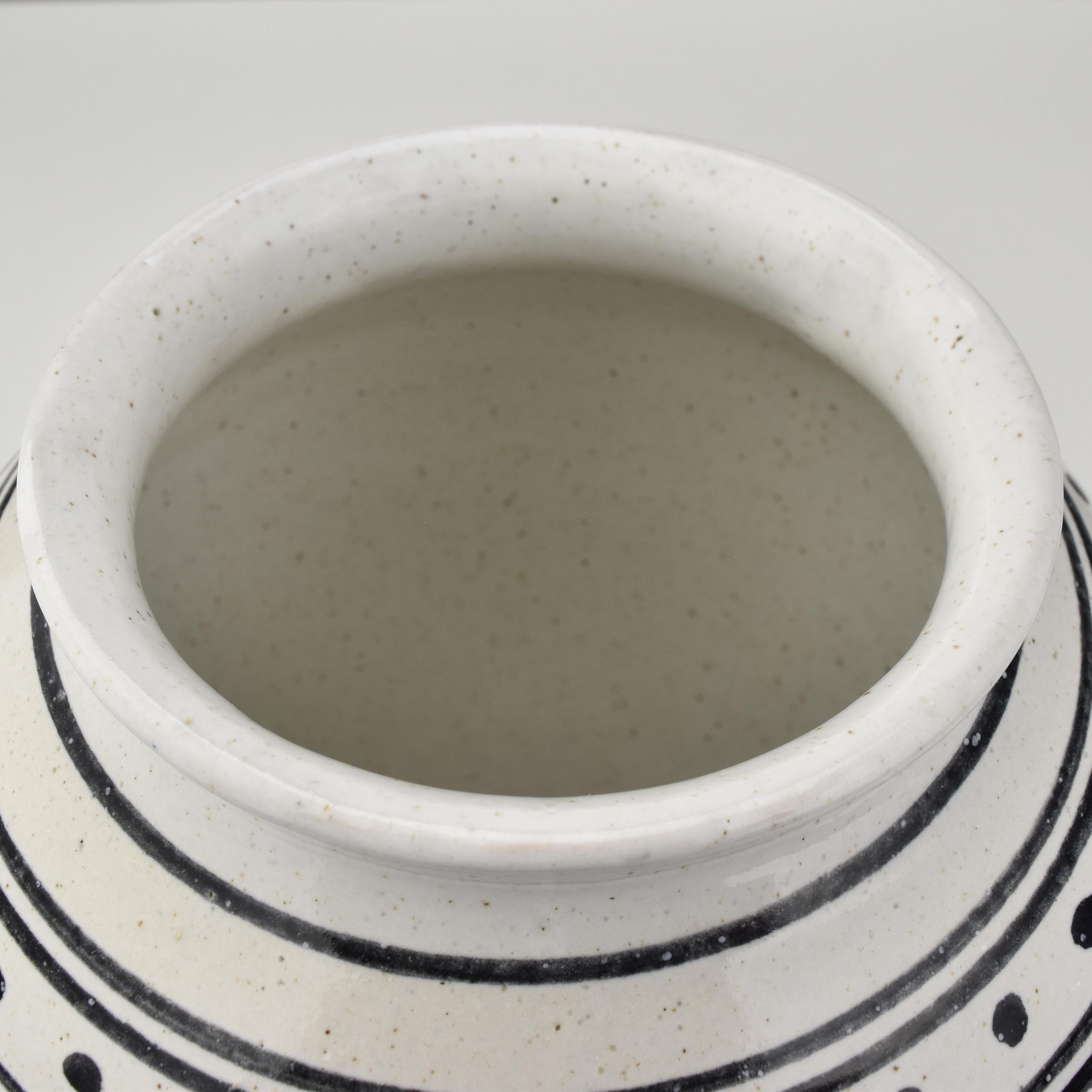 Céramique Vase en céramique vintage Jacques Blin Guido Gambone style Bitossi MCM en vente
